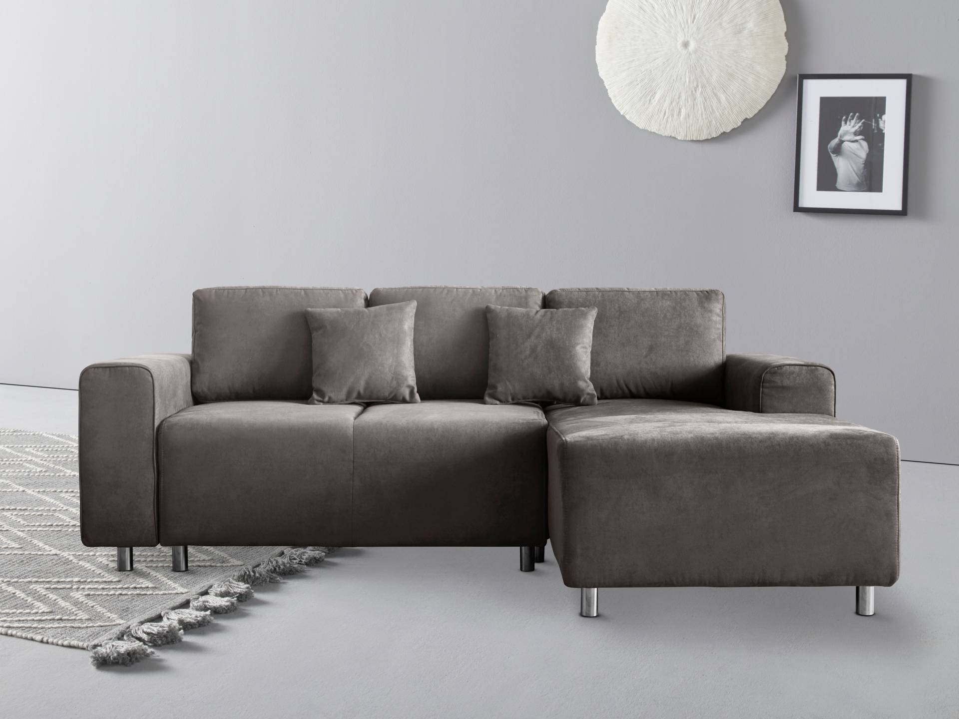 Guido Maria Kretschmer Home&Living Ecksofa »Györ«, L-Form, wahlweise mit Bettfunktion und Bettkasten incl. 2 Zierkissen Guido Maria Kretschmer Home&Living Ecksofa »Györ«, L-Form, wahlweise mit Bettfunktion und Bettkasten incl. 2 Zierkissen von Guido Maria Kretschmer Home&Living