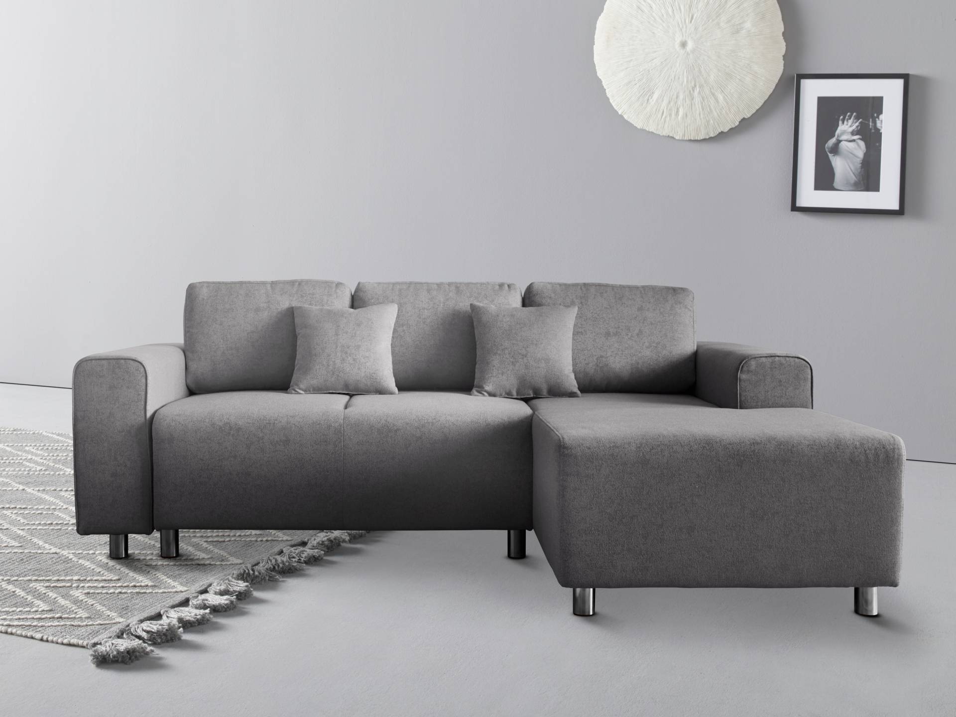 Guido Maria Kretschmer Home&Living Ecksofa »Györ«, L-Form, wahlweise mit Bettfunktion und Bettkasten incl. 2 Zierkissen Guido Maria Kretschmer Home&Living Ecksofa »Györ«, L-Form, wahlweise mit Bettfunktion und Bettkasten incl. 2 Zierkissen von Guido Maria Kretschmer Home&Living
