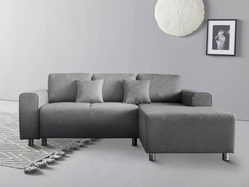 Guido Maria Kretschmer Home&Living Ecksofa »Györ«, L-Form, wahlweise mit Bettfunktion und Bettkasten incl. 2 Zierkissen von Guido Maria Kretschmer Home&Living