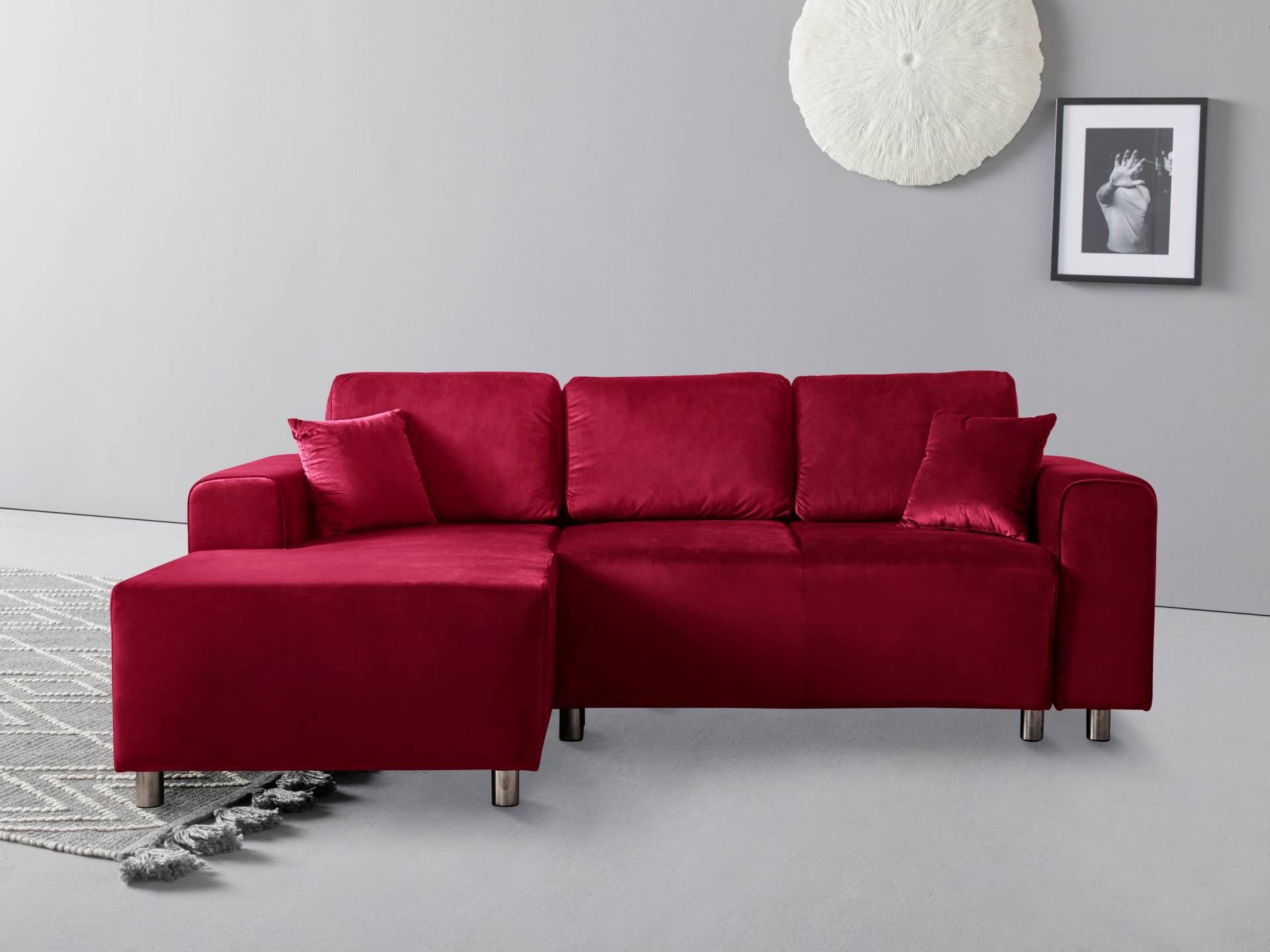 Guido Maria Kretschmer Home&Living Ecksofa »Györ«, L-Form, wahlweise mit Bettfunktion und Bettkasten incl. 2 Zierkissen Guido Maria Kretschmer Home&Living Ecksofa »Györ«, L-Form, wahlweise mit Bettfunktion und Bettkasten incl. 2 Zierkissen von Guido Maria Kretschmer Home&Living