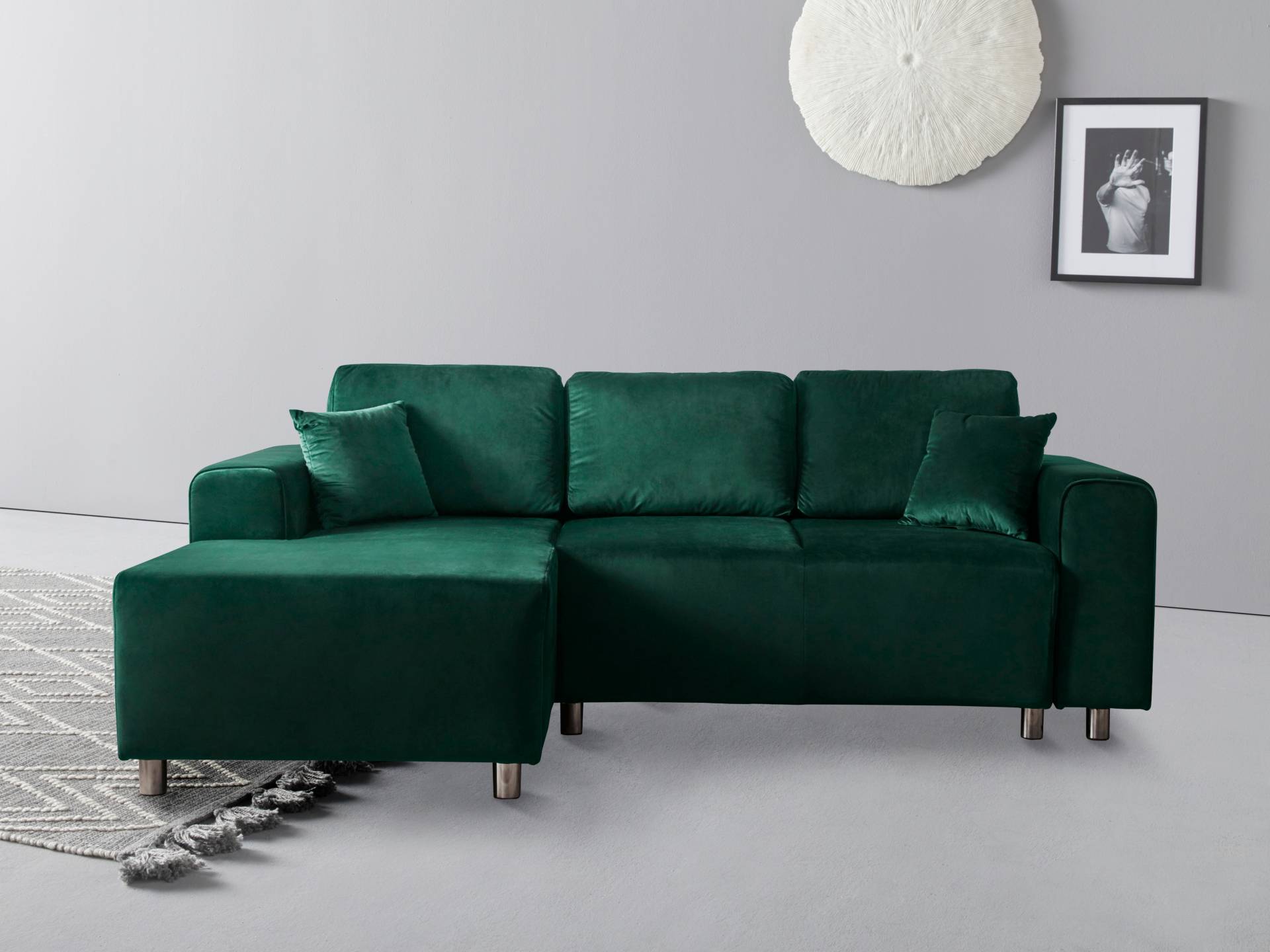 Guido Maria Kretschmer Home&Living Ecksofa »Györ«, L-Form, wahlweise mit Bettfunktion und Bettkasten incl. 2 Zierkissen Guido Maria Kretschmer Home&Living Ecksofa »Györ«, L-Form, wahlweise mit Bettfunktion und Bettkasten incl. 2 Zierkissen von Guido Maria Kretschmer Home&Living