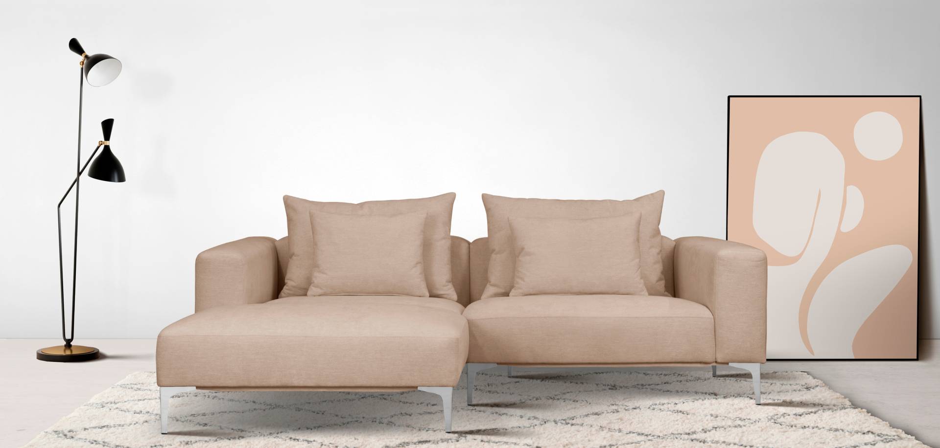 Guido Maria Kretschmer Home&Living Ecksofa »JANTE« von Guido Maria Kretschmer Home&Living