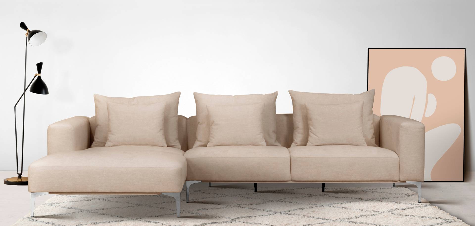 Guido Maria Kretschmer Home&Living Ecksofa »JANTE L-Form« von Guido Maria Kretschmer Home&Living