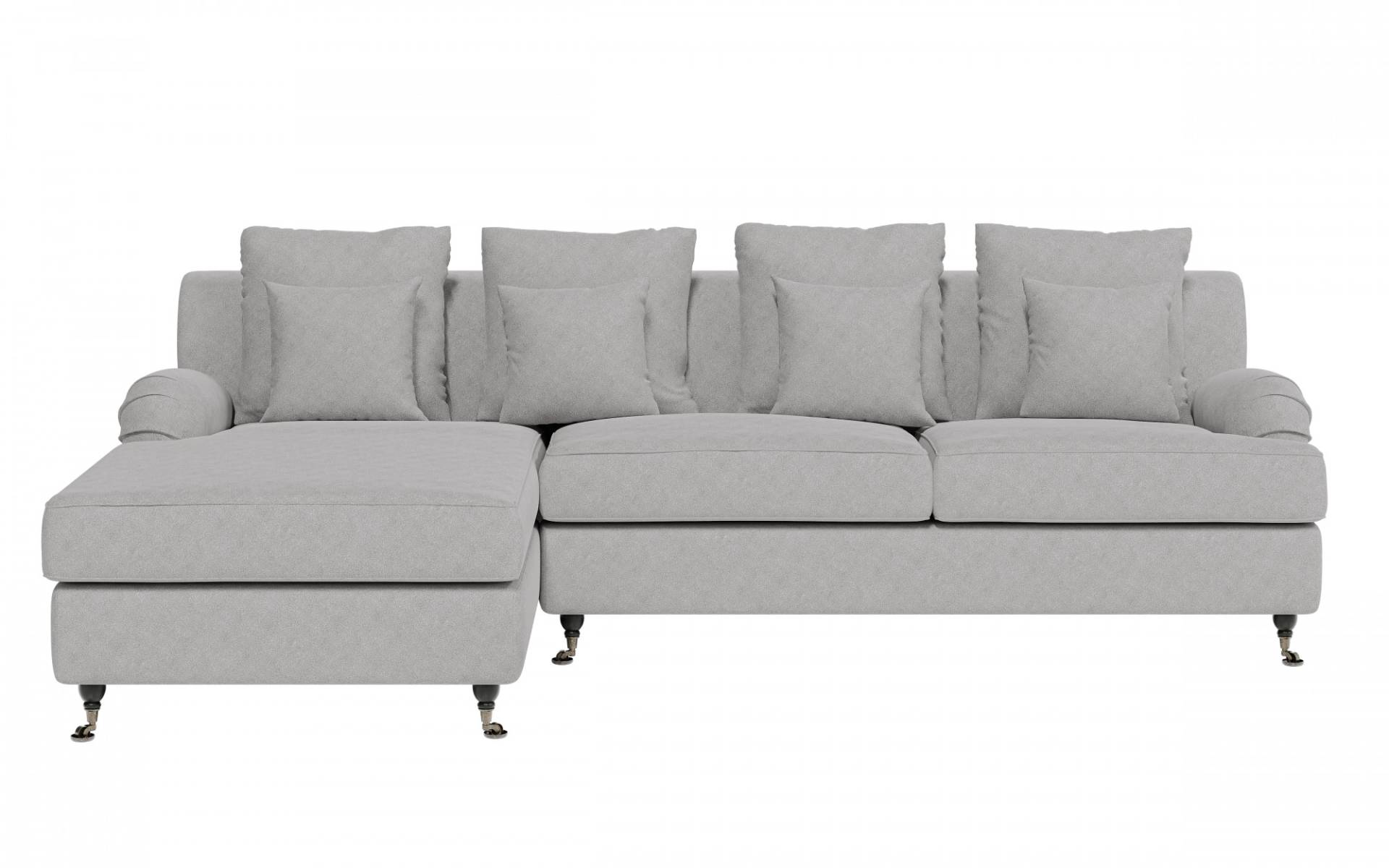 Guido Maria Kretschmer Home&Living Ecksofa »NORIN L-Form«, zwei Fussarten: vorne - Rollen, hinten - Holzfüsse von Guido Maria Kretschmer Home&Living