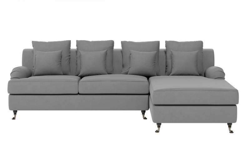 Guido Maria Kretschmer Home&Living Ecksofa »NORIN L-Form«, zwei Fussarten: vorne - Rollen, hinten - Holzfüsse von Guido Maria Kretschmer Home&Living