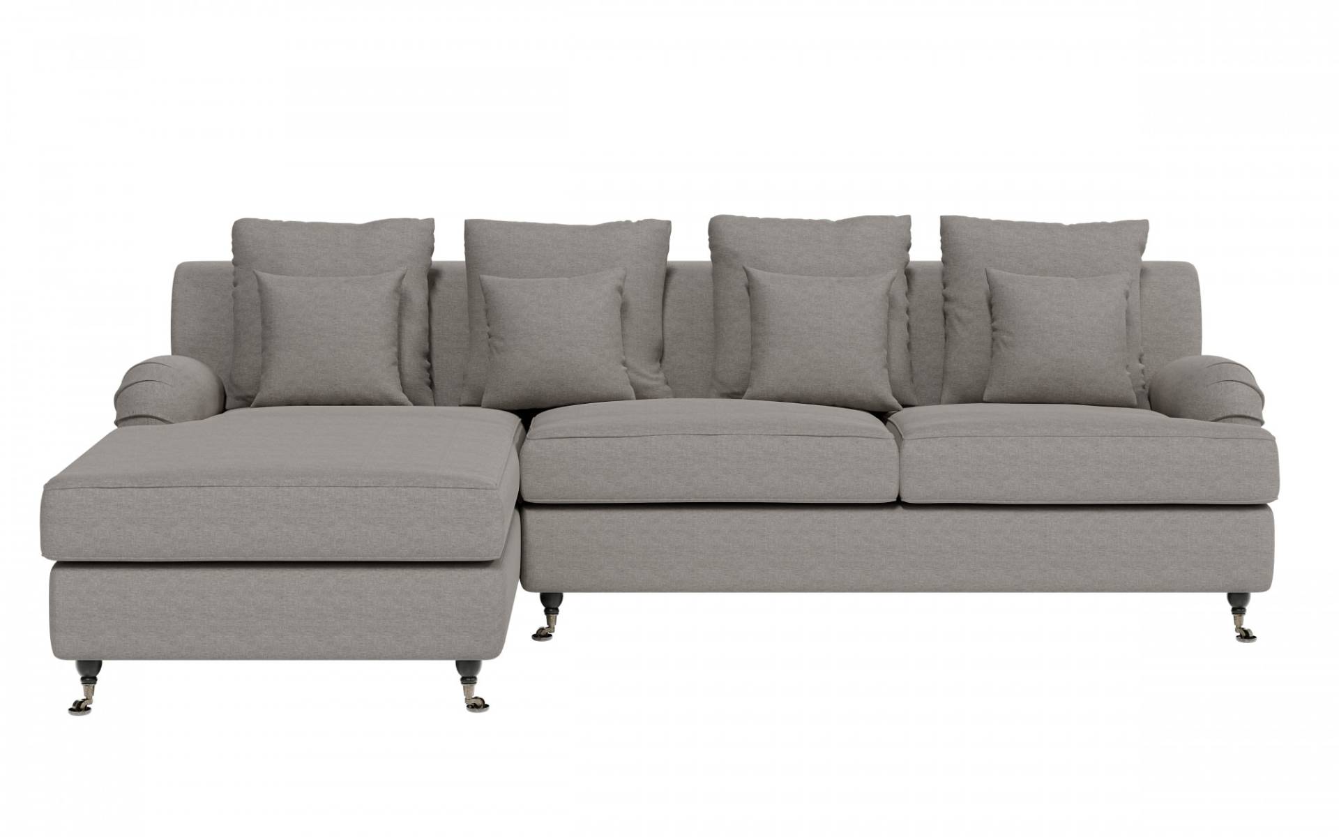 Guido Maria Kretschmer Home&Living Ecksofa »NORIN L-Form«, zwei Fussarten: vorne - Rollen, hinten - Holzfüsse von Guido Maria Kretschmer Home&Living