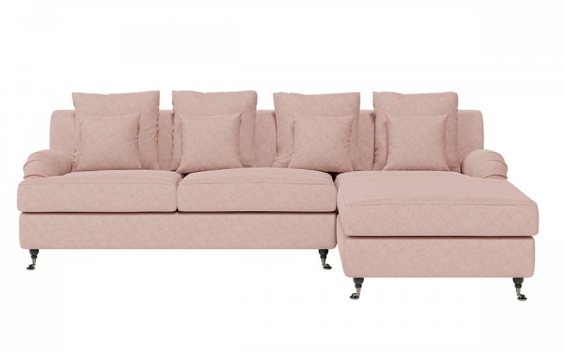 Guido Maria Kretschmer Home&Living Ecksofa »NORIN L-Form«, zwei Fussarten: vorne - Rollen, hinten - Holzfüsse von Guido Maria Kretschmer Home&Living