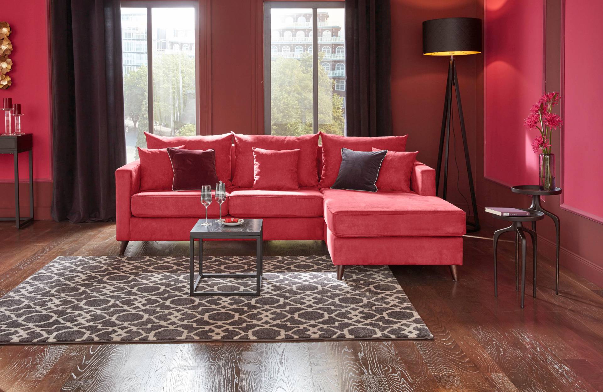 Guido Maria Kretschmer Home&Living Ecksofa »Renesse L-Form«, lose Kissen, Keder an Sitzkissen Guido Maria Kretschmer Home&Living Ecksofa »Renesse L-Form«, lose Kissen, Keder an Sitzkissen von Guido Maria Kretschmer Home&Living
