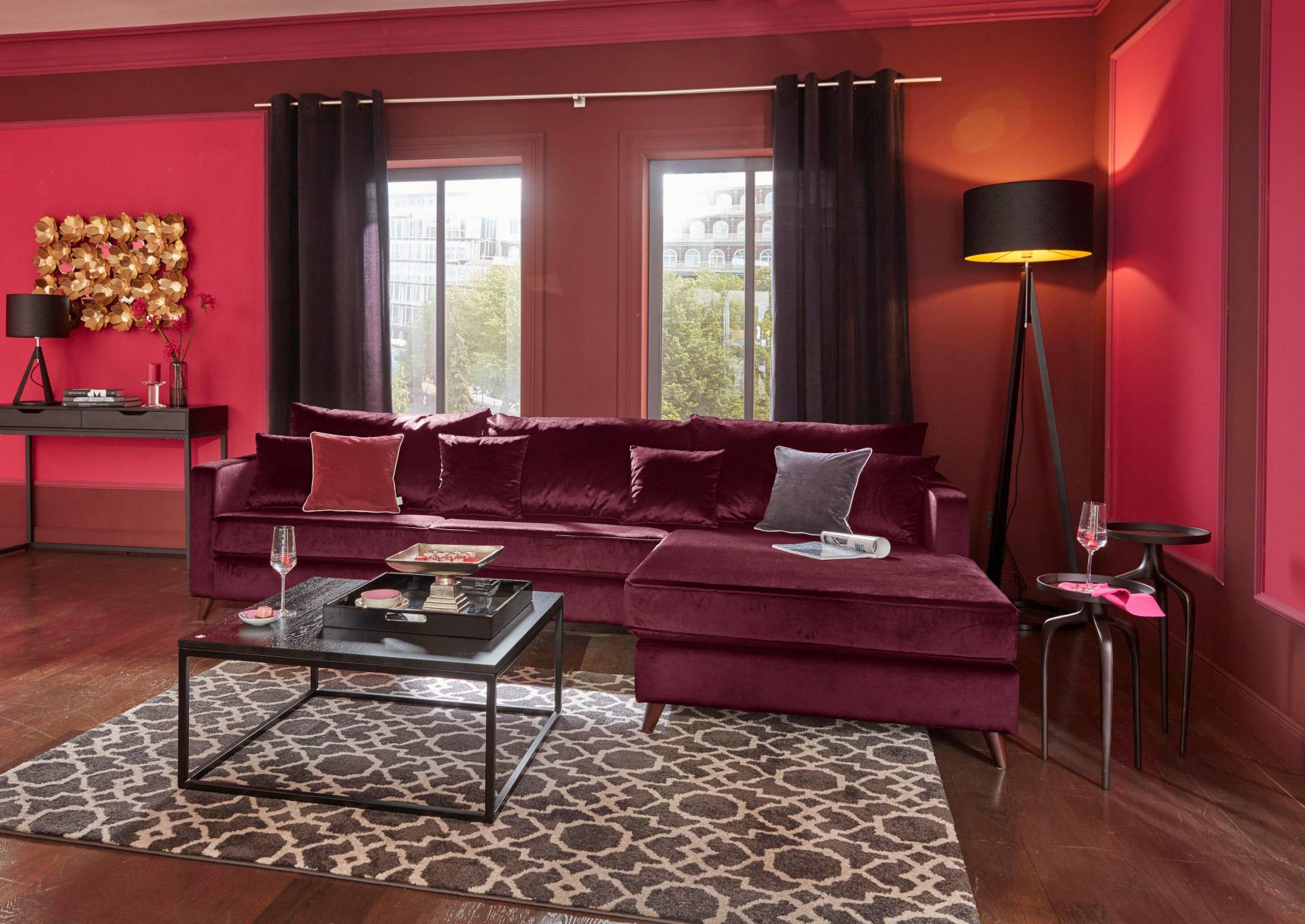 Guido Maria Kretschmer Home&Living Ecksofa »Renesse L-Form«, lose Kissen, Keder an Sitzkissen Guido Maria Kretschmer Home&Living Ecksofa »Renesse L-Form«, lose Kissen, Keder an Sitzkissen von Guido Maria Kretschmer Home&Living