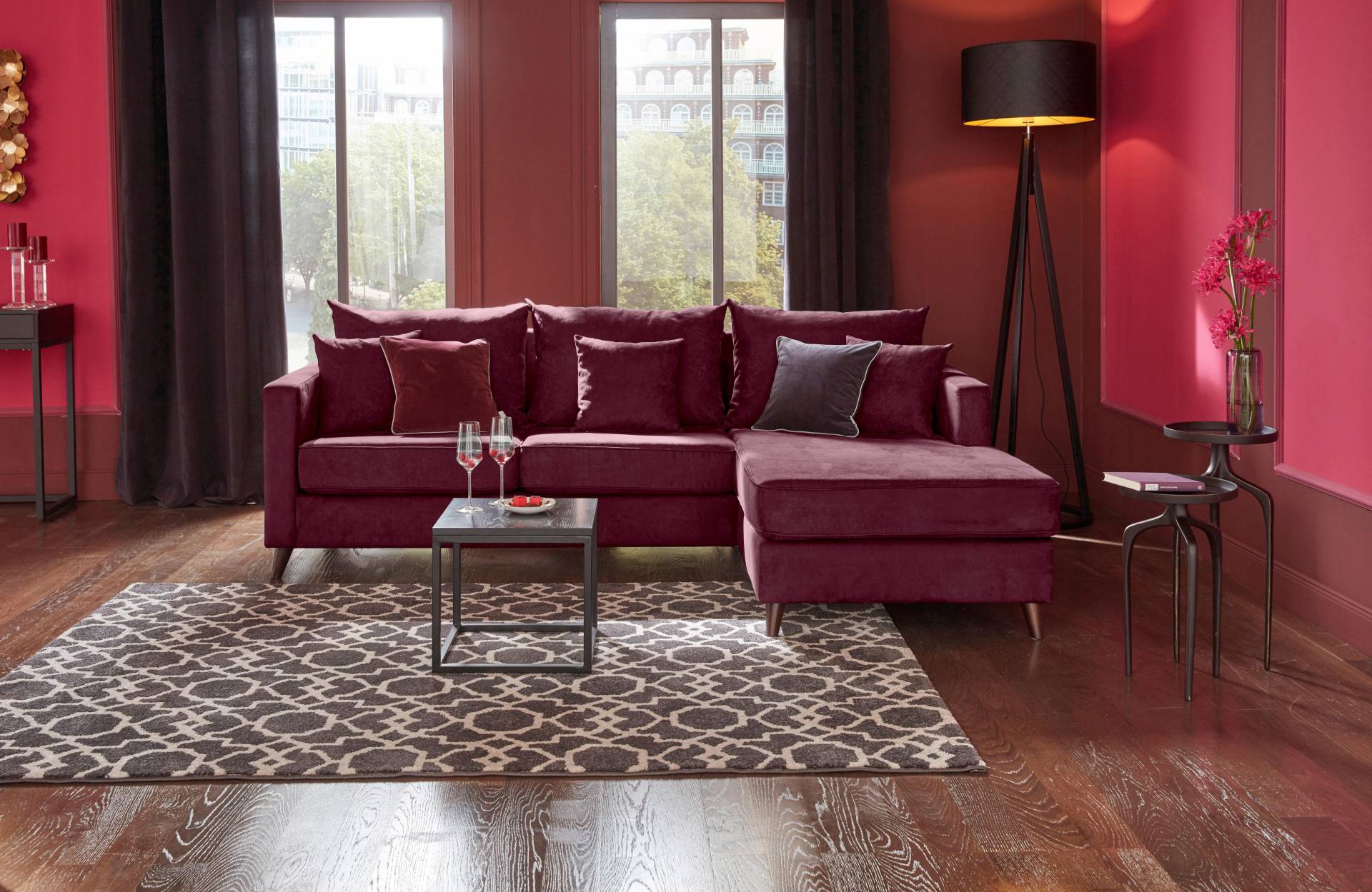 Guido Maria Kretschmer Home&Living Ecksofa »Renesse L-Form«, lose Kissen, Keder an Sitzkissen Guido Maria Kretschmer Home&Living Ecksofa »Renesse L-Form«, lose Kissen, Keder an Sitzkissen von Guido Maria Kretschmer Home&Living