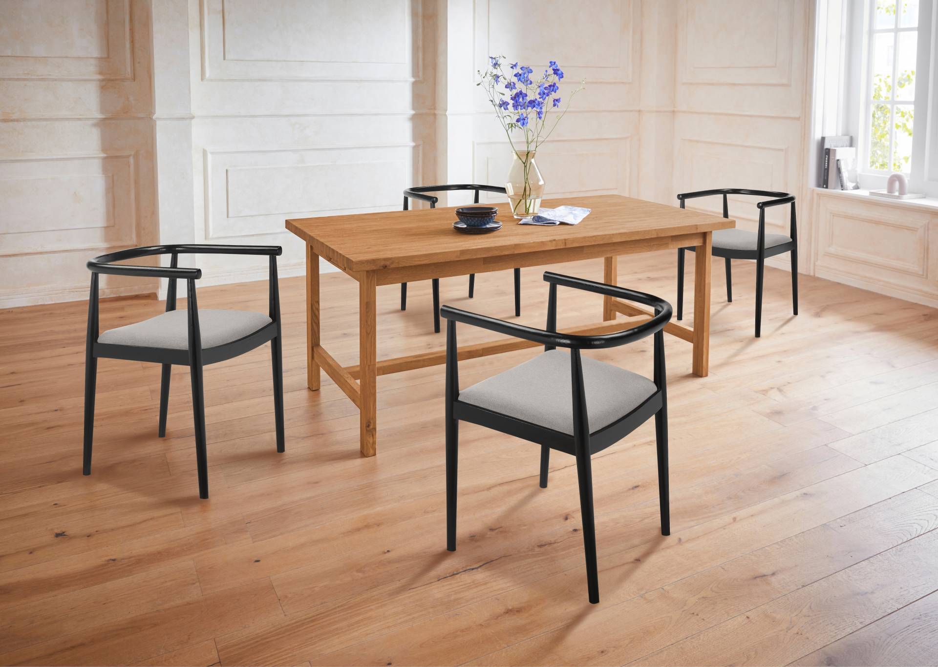 Guido Maria Kretschmer Home&Living Esszimmerstuhl »Steen«, Struktur, Teilmassiv, in 4 Farben Guido Maria Kretschmer Home&Living Esszimmerstuhl »Steen«, Struktur, Teilmassiv, in 4 Farben von Guido Maria Kretschmer Home&Living