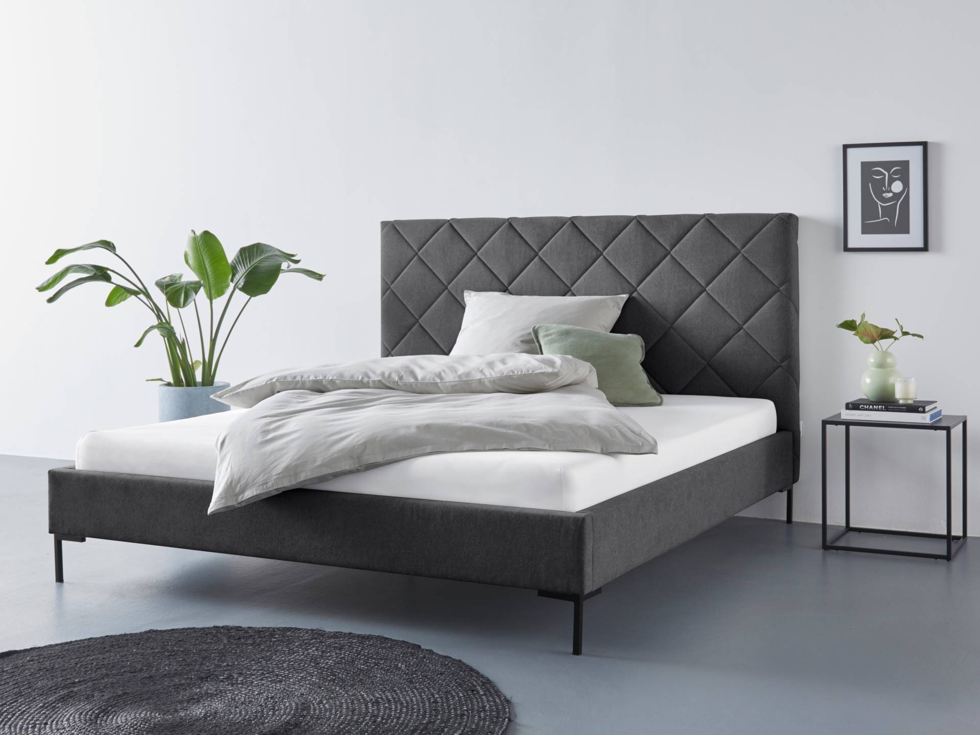 Guido Maria Kretschmer Home&Living Polsterbett »Charlott«, Modernes Polsterbett mit oder ohne Lattenrost Guido Maria Kretschmer Home&Living Polsterbett »Charlott«, Modernes Polsterbett mit oder ohne Lattenrost von Guido Maria Kretschmer Home&Living