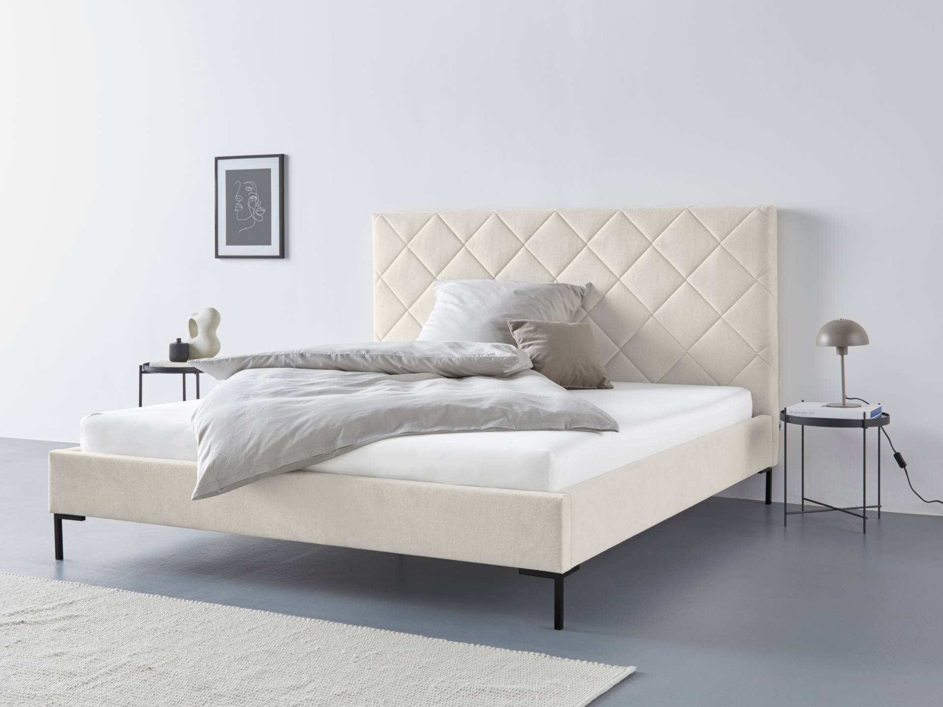 Guido Maria Kretschmer Home&Living Polsterbett »Charlott«, Modernes Polsterbett mit oder ohne Lattenrost Guido Maria Kretschmer Home&Living Polsterbett »Charlott«, Modernes Polsterbett mit oder ohne Lattenrost von Guido Maria Kretschmer Home&Living