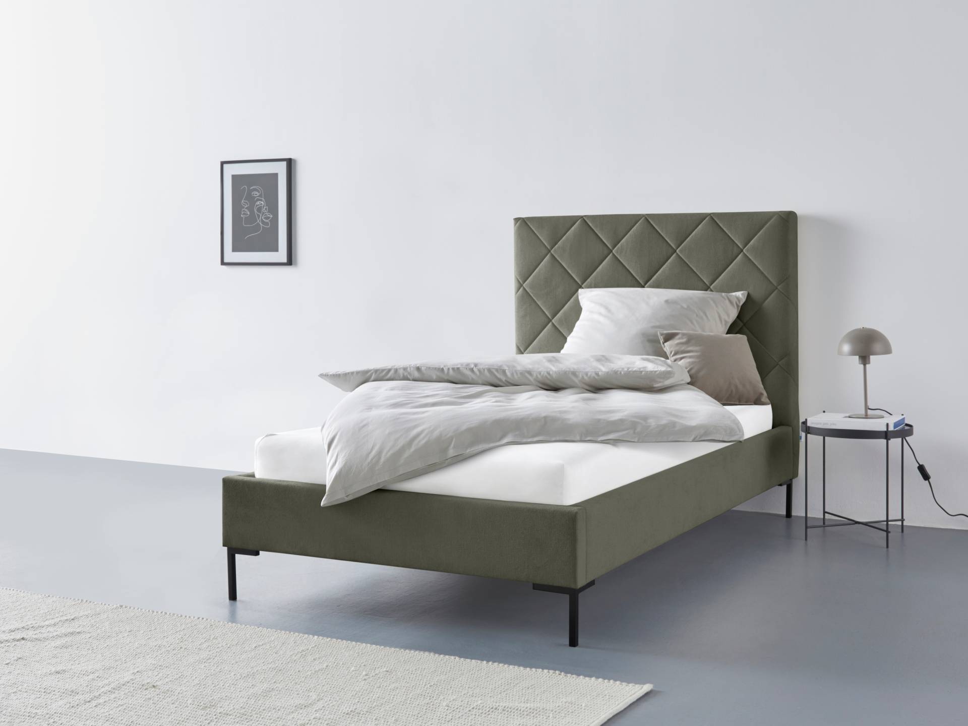 Guido Maria Kretschmer Home&Living Polsterbett »Charlott«, Modernes Polsterbett mit oder ohne Lattenrost Guido Maria Kretschmer Home&Living Polsterbett »Charlott«, Modernes Polsterbett mit oder ohne Lattenrost von Guido Maria Kretschmer Home&Living