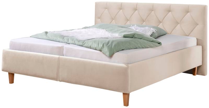 Guido Maria Kretschmer Home&Living Polsterbett »Sunley 100«, Kreuzsteppung, Kopfteilhöhe 102 cm, ohne oder mit Matratze/Lattenrost von Guido Maria Kretschmer Home&Living