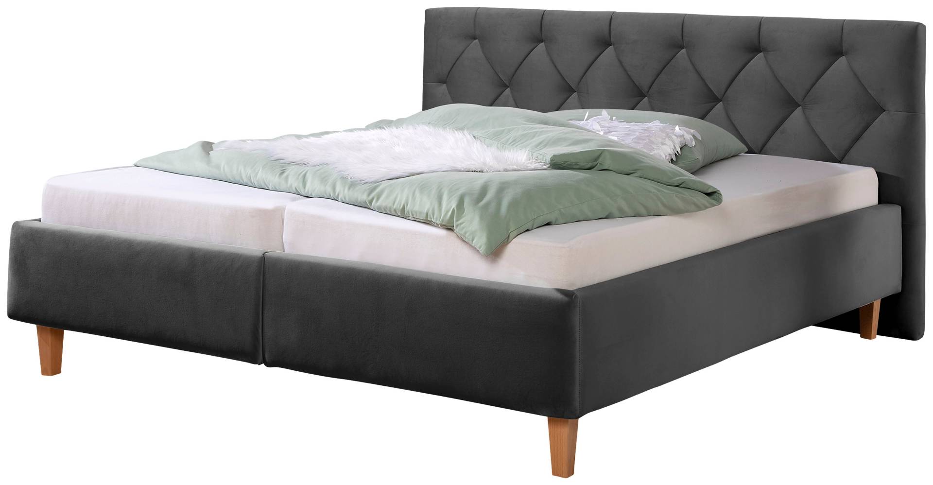 Guido Maria Kretschmer Home&Living Polsterbett »Sunley 100«, Kreuzsteppung, Kopfteilhöhe 102 cm, ohne oder mit Matratze/Lattenrost Guido Maria Kretschmer Home&Living Polsterbett »Sunley 100«, Kreuzsteppung, Kopfteilhöhe 102 cm, ohne oder mit Matratze/Lattenrost von Guido Maria Kretschmer Home&Living