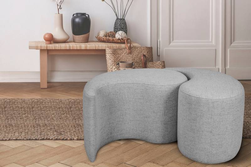 Guido Maria Kretschmer Home&Living Polsterhocker »Yin&Yang Durchmesser 82cm«, 2teilig, einzeln stellbar oder Yin-Yang-Optik von Guido Maria Kretschmer Home&Living
