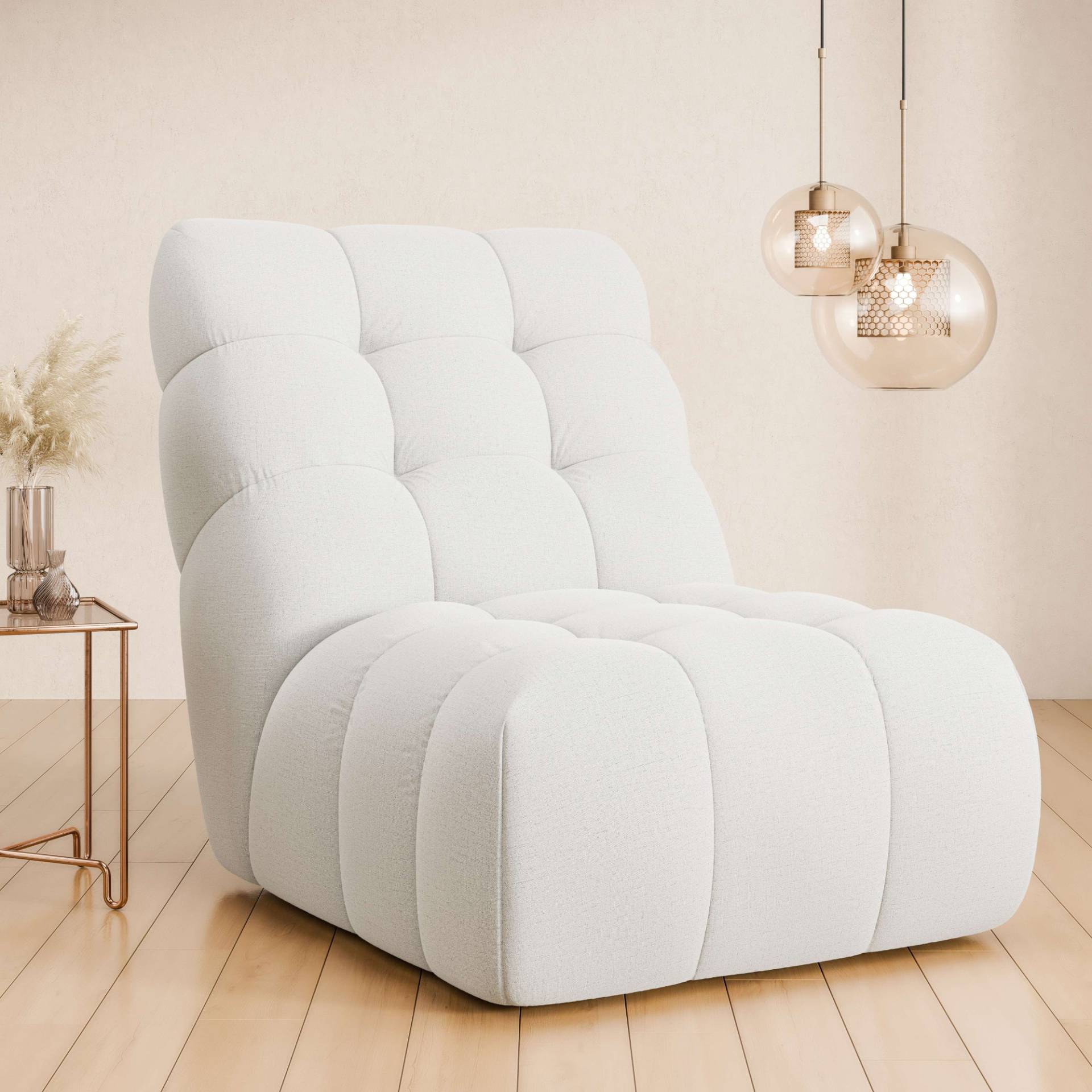 Guido Maria Kretschmer Home&Living Sessel »AURELIAN, Love Seat XXL, Lese-Sessel, Big-Sessel«, mit Wellenunterfederung, Velours, Struktur fein, Struktur grob von Guido Maria Kretschmer Home&Living