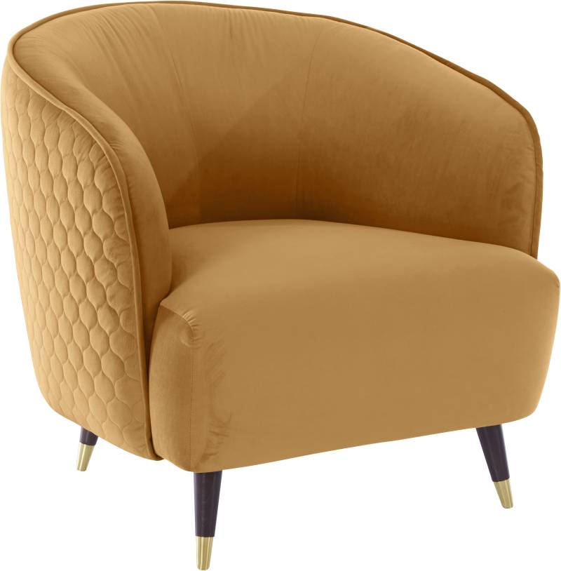 Guido Maria Kretschmer Home&Living Sessel »Oradea Cocktailsessel«, mit eleganter Steppung auf Rückseite der Rückenlehne von Guido Maria Kretschmer Home&Living