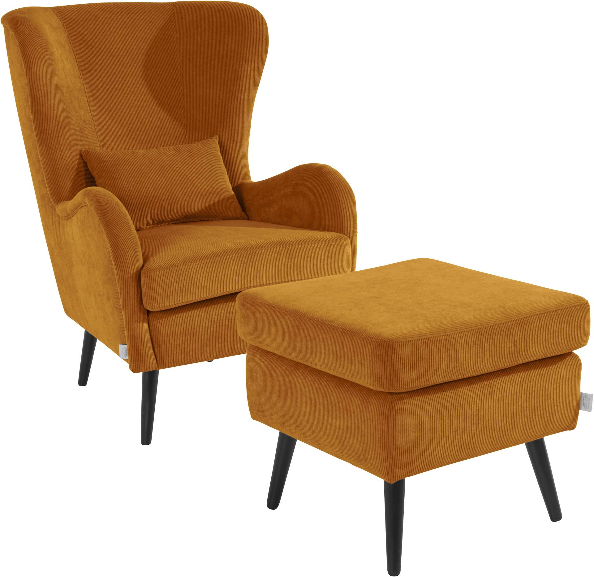 Guido Maria Kretschmer Home&Living Sessel »Salla«, wahlweise mit oder ohne Hocker; grosser Sessel: Masse B/T/H: 78/94/118cm Guido Maria Kretschmer Home&Living Sessel »Salla«, wahlweise mit oder ohne Hocker; grosser Sessel: Masse B/T/H: 78/94/118cm von Guido Maria Kretschmer Home&Living