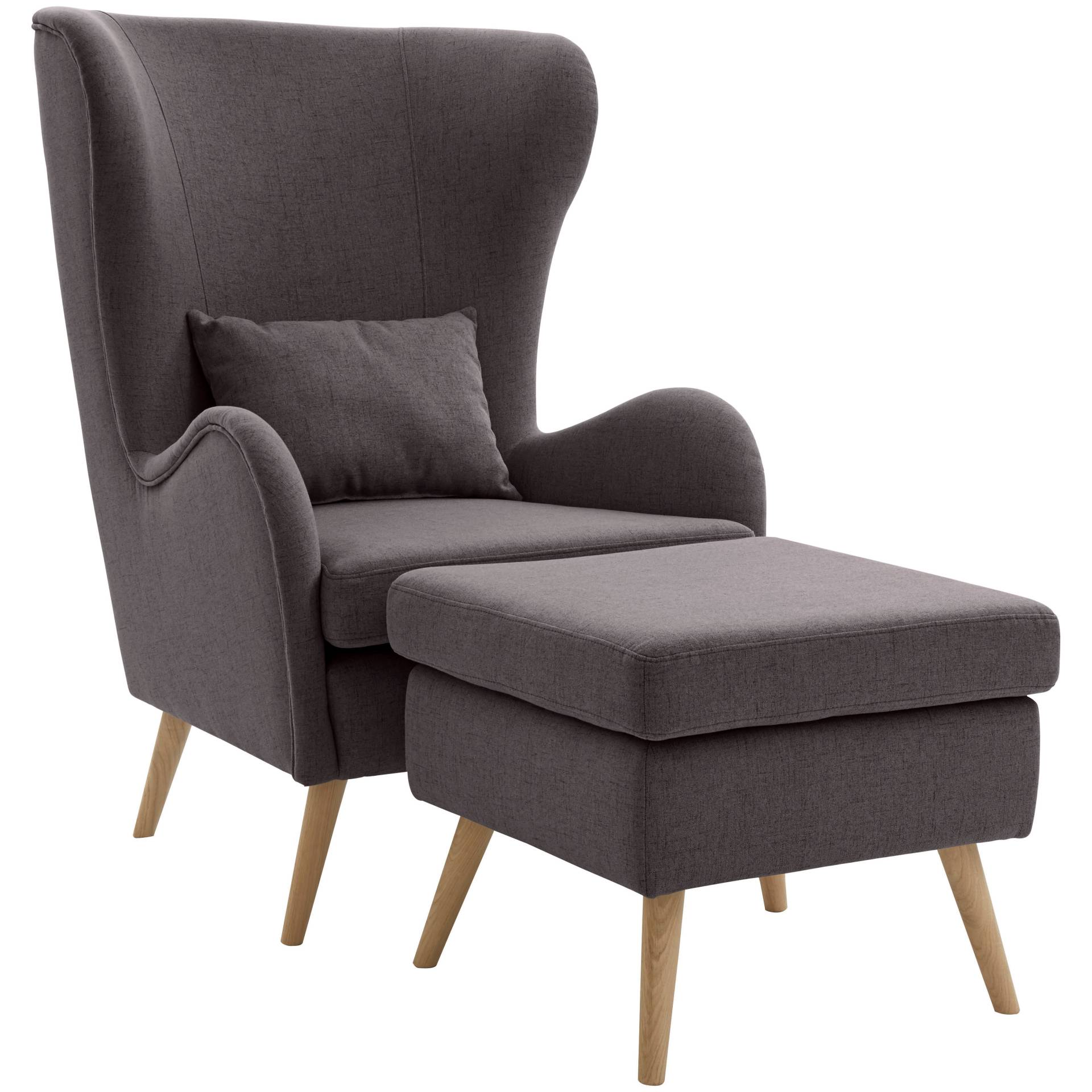 Guido Maria Kretschmer Home&Living Sessel »Salla«, wahlweise mit oder ohne Hocker; grosser Sessel: Masse B/T/H: 78/94/118cm Guido Maria Kretschmer Home&Living Sessel »Salla«, wahlweise mit oder ohne Hocker; grosser Sessel: Masse B/T/H: 78/94/118cm von Guido Maria Kretschmer Home&Living