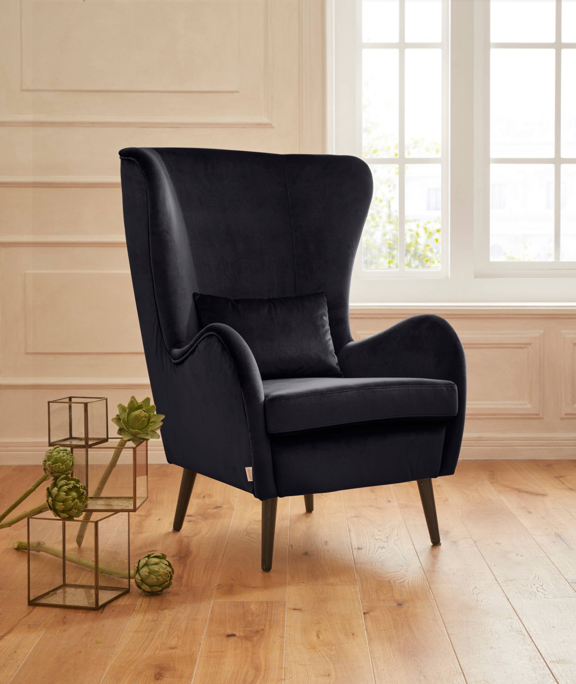 Guido Maria Kretschmer Home&Living Sessel »Salla auch in Fellimitat und Feincord, viele Bezugsarten, Ohrensessel«, wahlweise mit oder ohne Hocker; grosser Sessel: Masse B/T/H: 78/94/118cm Guido Maria Kretschmer Home&Living Sessel »Salla auch in Fellimitat und Feincord, viele Bezugsarten, Ohrensessel«, wahlweise mit oder ohne Hocker; grosser Sessel: Masse B/T/H: 78/94/118cm von Guido Maria Kretschmer Home&Living
