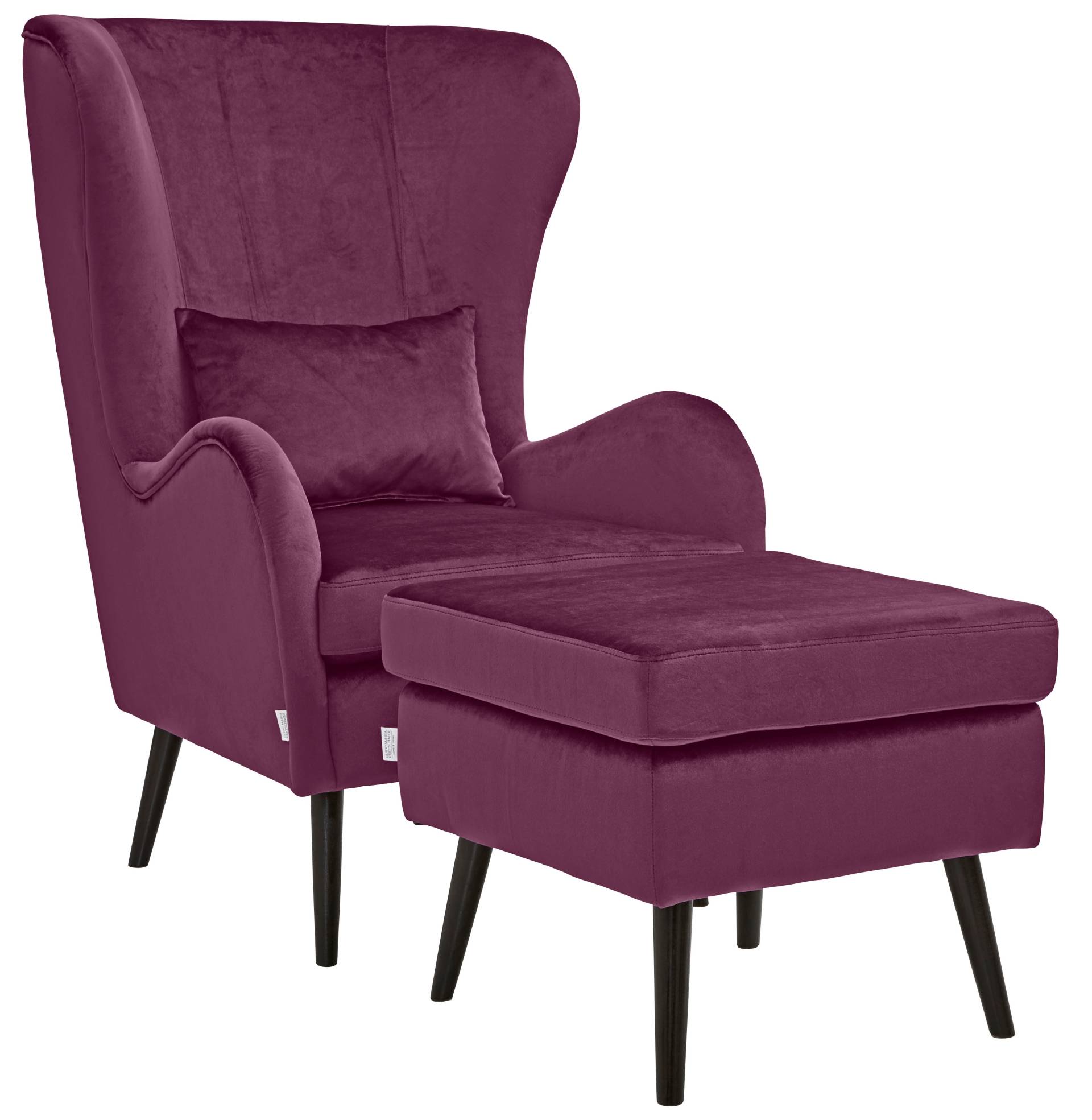 Guido Maria Kretschmer Home&Living Sessel »Salla«, wahlweise mit oder ohne Hocker; grosser Sessel: Masse B/T/H: 78/94/118cm Guido Maria Kretschmer Home&Living Sessel »Salla«, wahlweise mit oder ohne Hocker; grosser Sessel: Masse B/T/H: 78/94/118cm von Guido Maria Kretschmer Home&Living