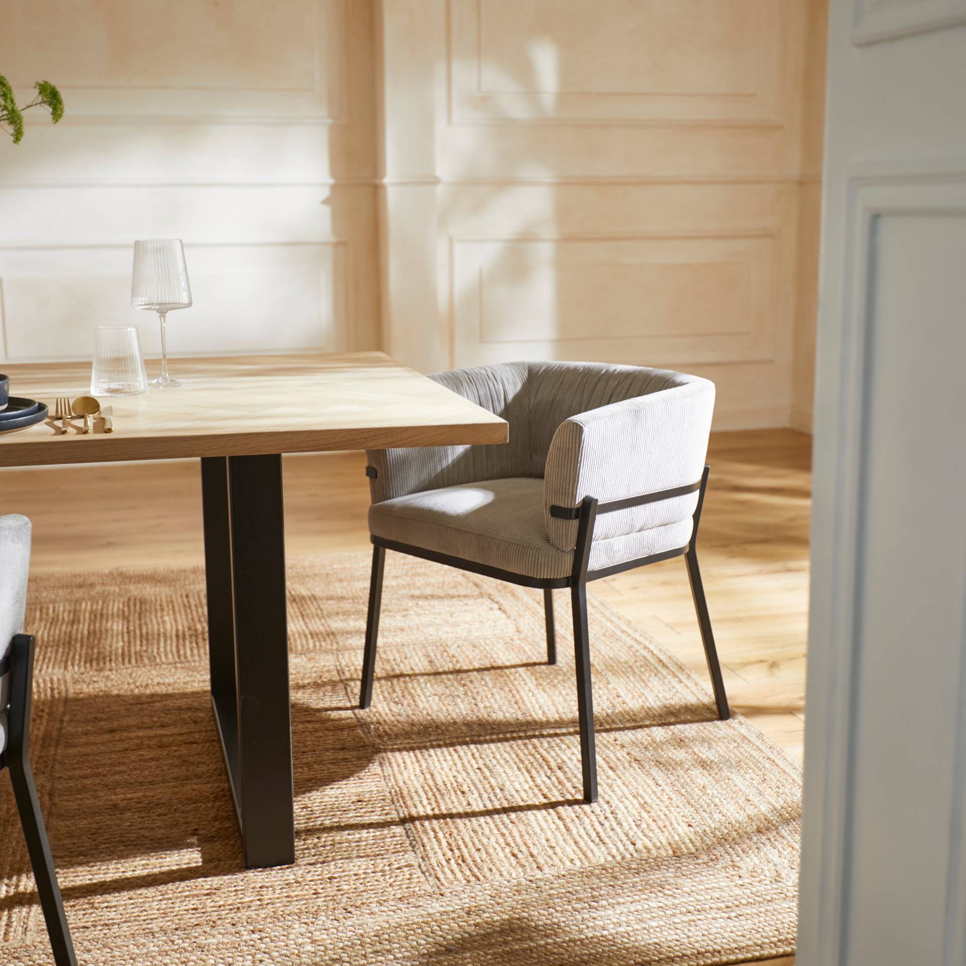 Guido Maria Kretschmer Home&Living Teppich »Melati, aus 100% Jute, Naturfasern«, rechteckig, 6 mm Höhe, Naturprodukt, Karo mit Bordüre, Wohnzimmer, Schlafzimmer, Esszimmer Guido Maria Kretschmer Home&Living Teppich »Melati, aus 100% Jute, Naturfasern«, rechteckig, 6 mm Höhe, Naturprodukt, Karo mit Bordüre, Wohnzimmer, Schlafzimmer, Esszimmer von Guido Maria Kretschmer Home&Living