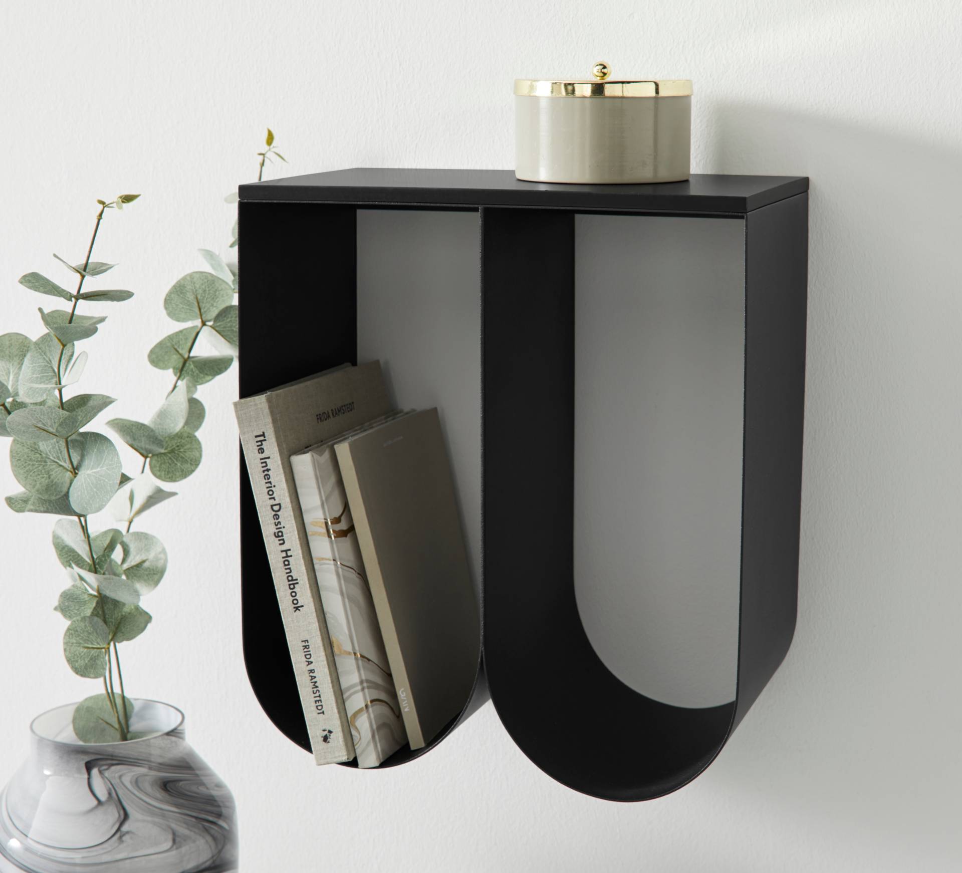 Guido Maria Kretschmer Home&Living Wandregal »Sisterol«, aus pulverbeschichtetem Metall, variabel einsetzbar von Guido Maria Kretschmer Home&Living