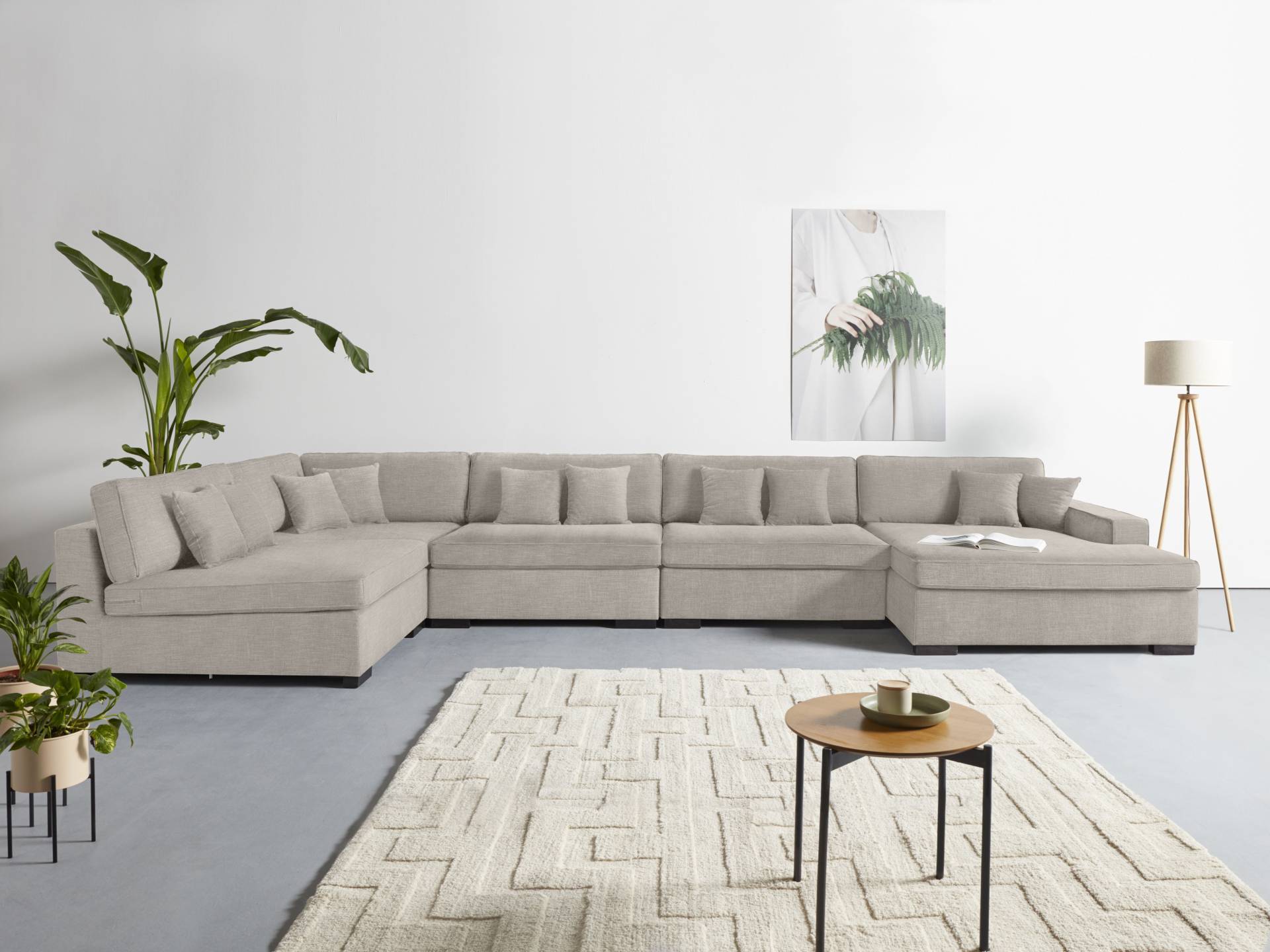 Guido Maria Kretschmer Home&Living Wohnlandschaft »Skara XXL U-Form«, Lounge-Sofa XXL mit Federkern-Polsterung, in vielen Bezugsvarianten Guido Maria Kretschmer Home&Living Wohnlandschaft »Skara XXL U-Form«, Lounge-Sofa XXL mit Federkern-Polsterung, in vielen Bezugsvarianten von Guido Maria Kretschmer Home&Living
