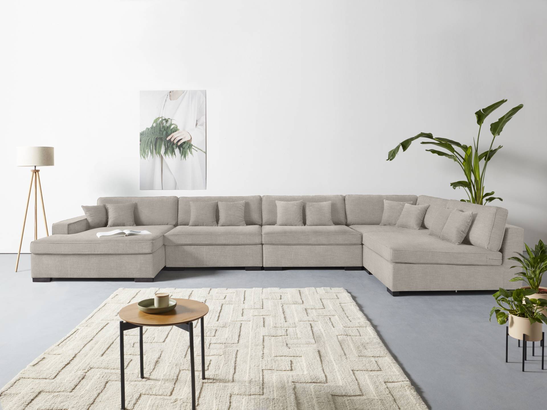 Guido Maria Kretschmer Home&Living Wohnlandschaft »Skara XXL U-Form«, Lounge-Sofa XXL mit Federkern-Polsterung, in vielen Bezugsvarianten Guido Maria Kretschmer Home&Living Wohnlandschaft »Skara XXL U-Form«, Lounge-Sofa XXL mit Federkern-Polsterung, in vielen Bezugsvarianten von Guido Maria Kretschmer Home&Living