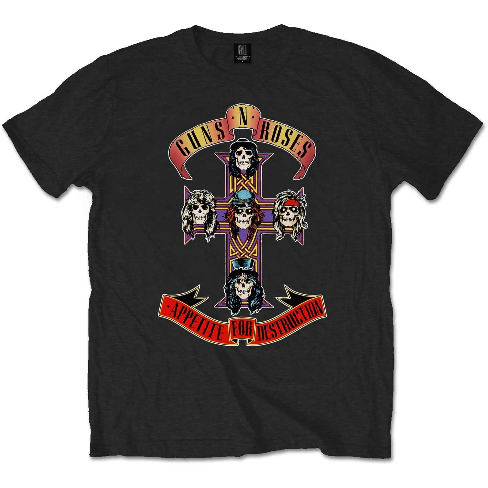 Appetite For Destruction Tshirt Damen Schwarz 3XL von Guns N Roses