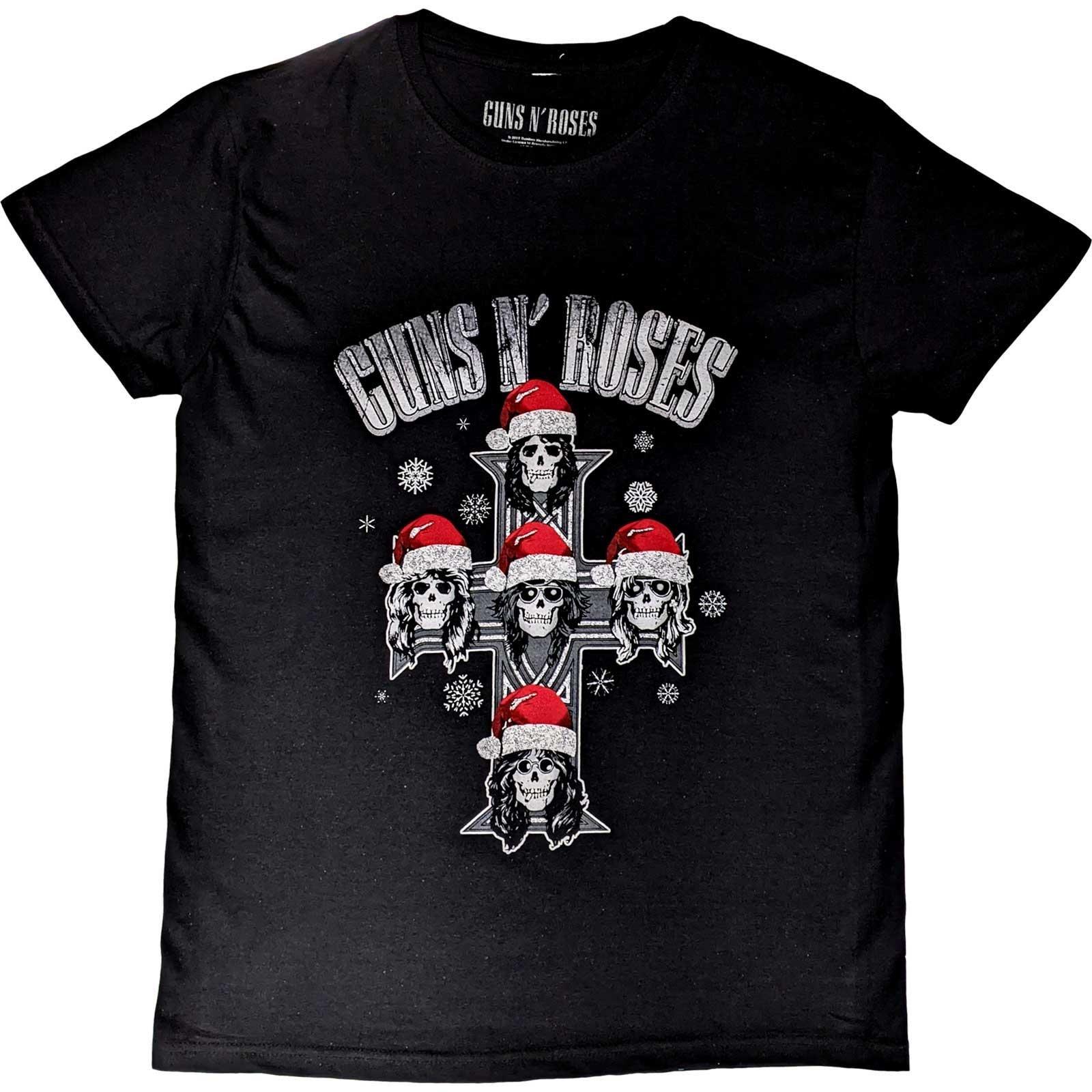 Appetite Tshirt Weihnachtliches Design Damen Schwarz L von Guns N Roses