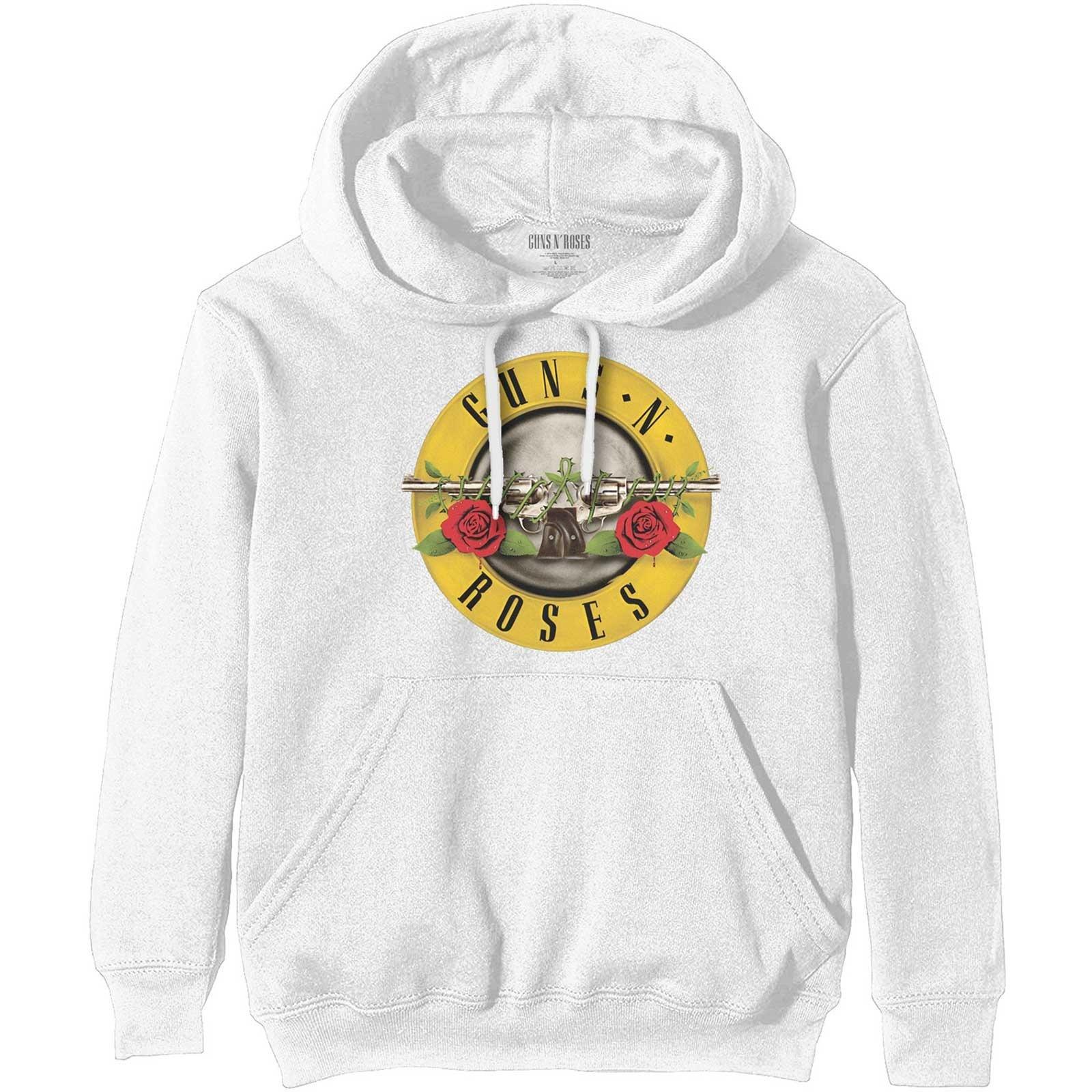 Classic Kapuzenpullover Damen Weiss XXS von Guns N Roses