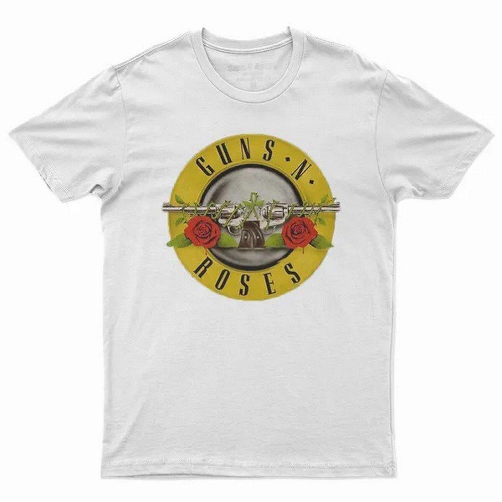 Classic Logo Tshirt Jungen Weiss 116 von Guns N Roses
