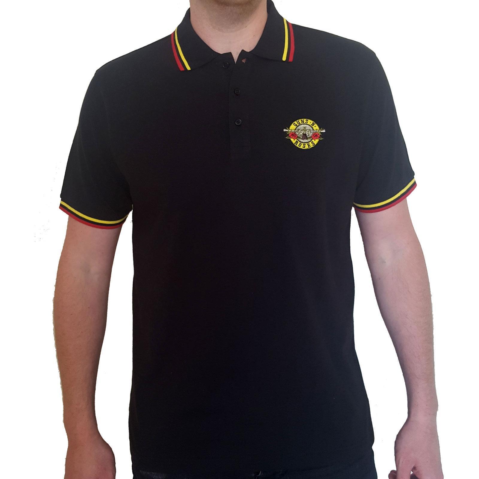 Classic Poloshirt Damen Schwarz M von Guns N Roses