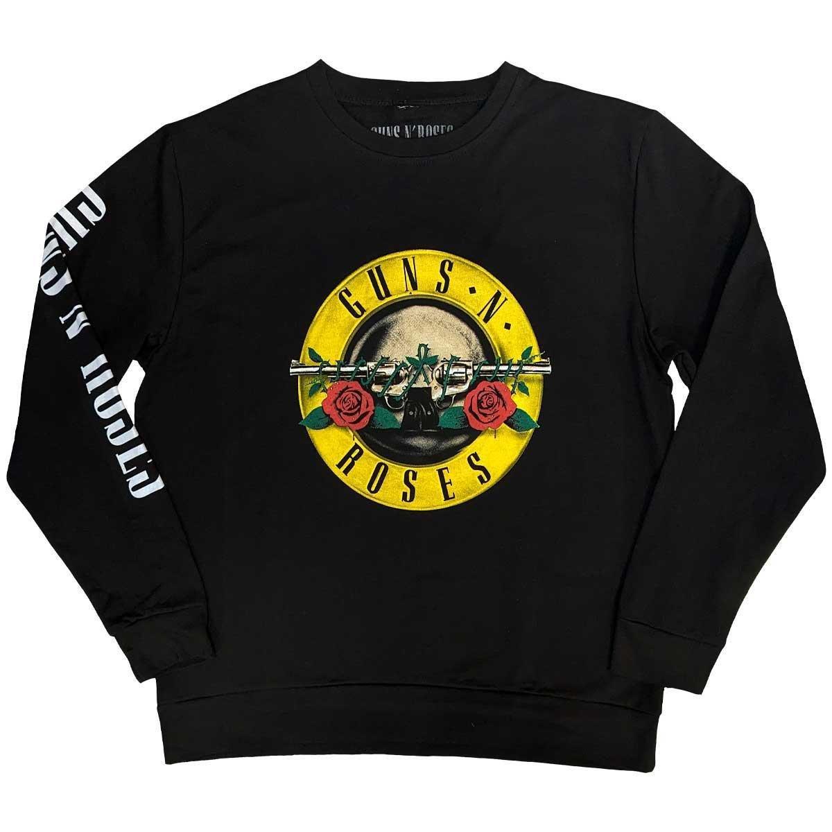 Classic Sweatshirt Logo Damen Schwarz M von Guns N Roses