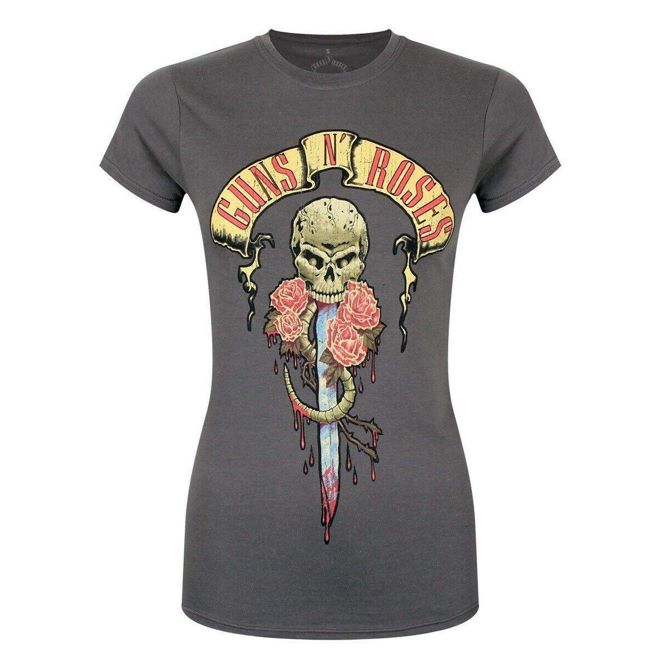 Dripping Dagger Tshirt Damen Grau L von Guns N Roses