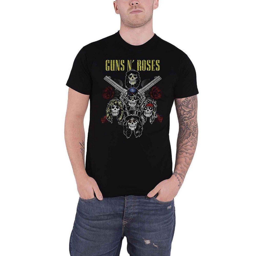 Pistols & Roses Tshirt Damen Schwarz L von Guns N Roses