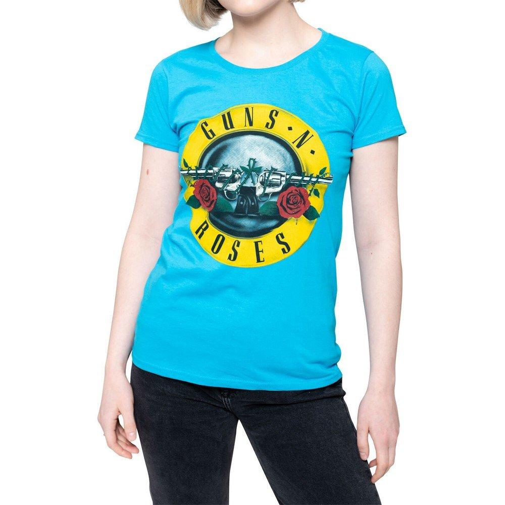 Tshirt Damen Blau S von Guns N Roses