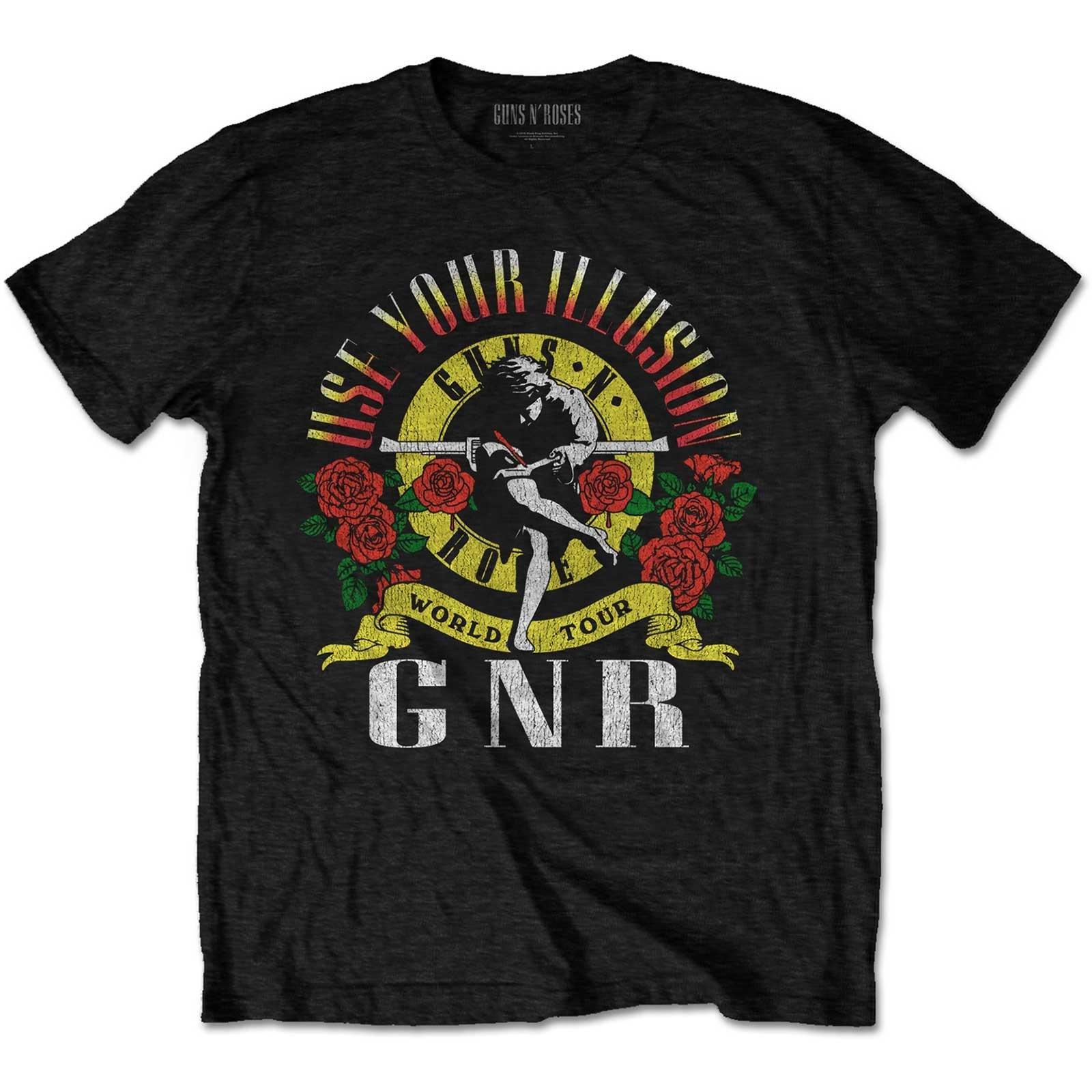 Uyi World Tour Tshirt Damen Schwarz XL von Guns N Roses
