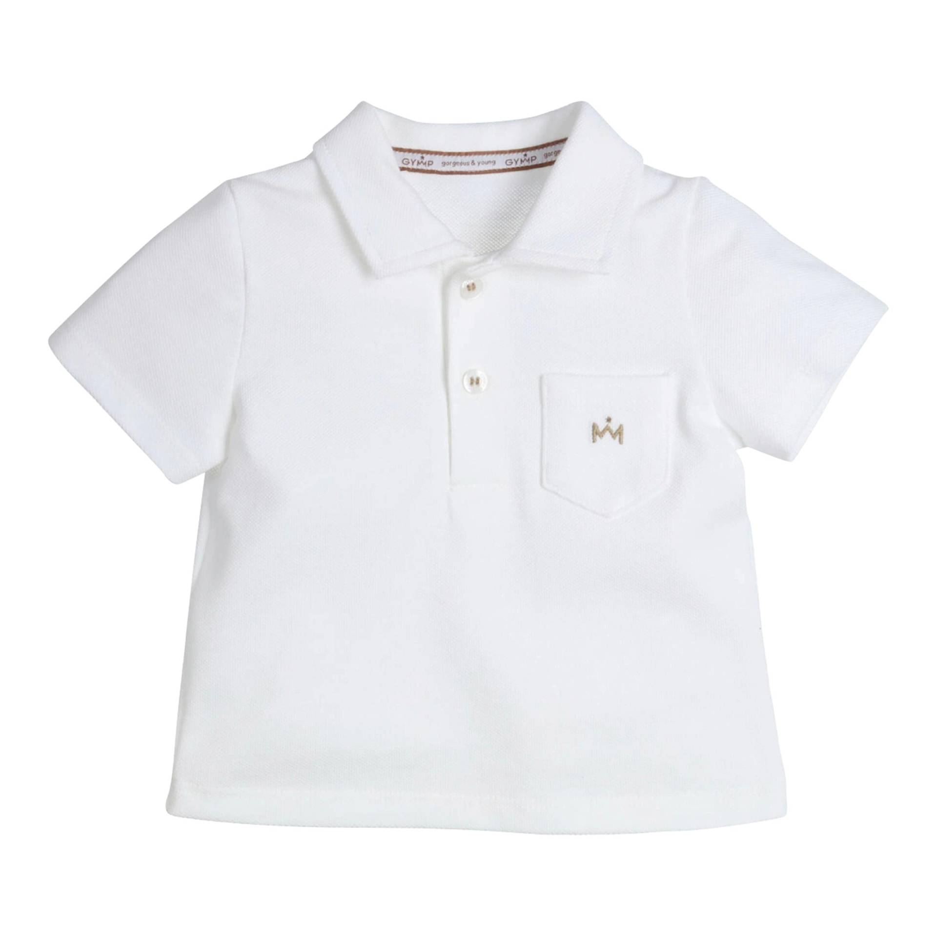 Polo-T-Shirt mit Tasche Piqué von Gymp