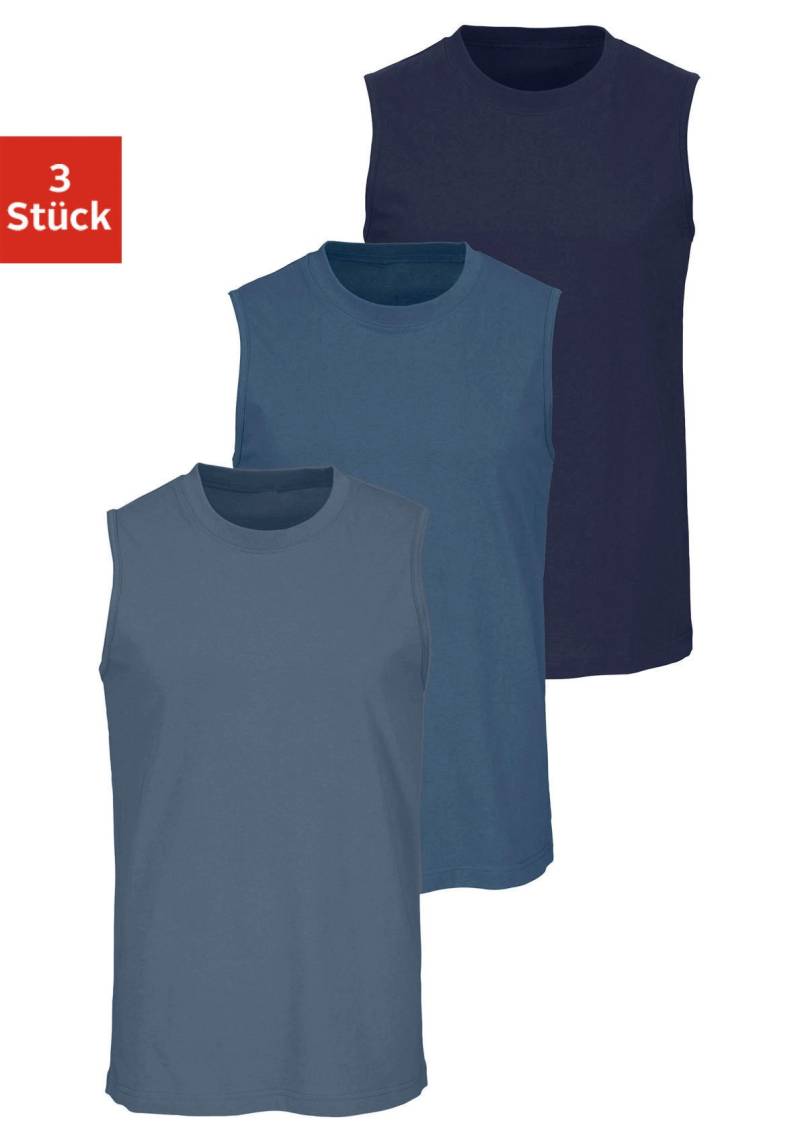 H.I.S Muscleshirt, (Packung, 3 tlg.), mit Rundhalsausschnitt von H.I.S