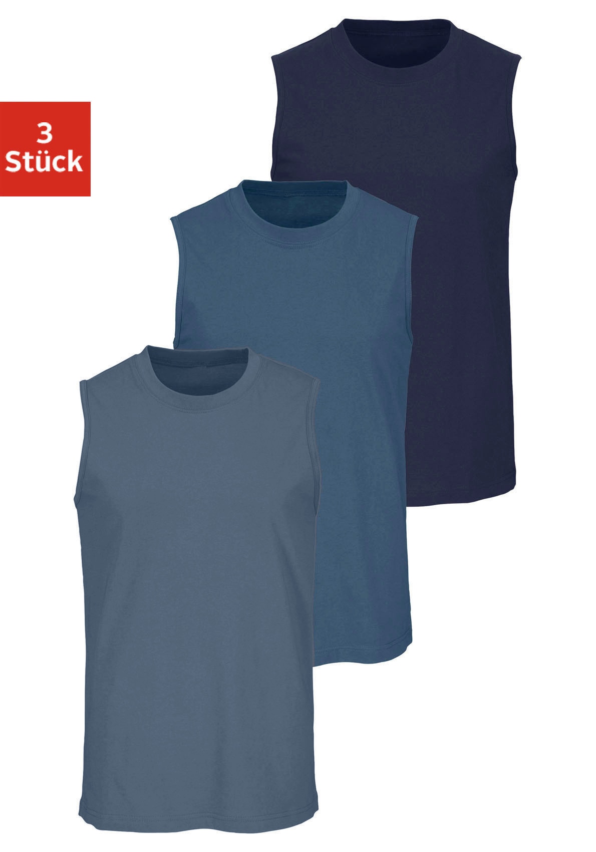 H.I.S Muscleshirt, (Packung, 3 tlg.), mit Rundhalsausschnitt H.I.S Muscleshirt, (Packung, 3 tlg.), mit Rundhalsausschnitt von H.I.S