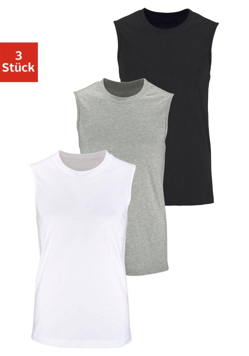H.I.S Muscleshirt, (Packung, 3 tlg.), mit Rundhalsausschnitt von H.I.S