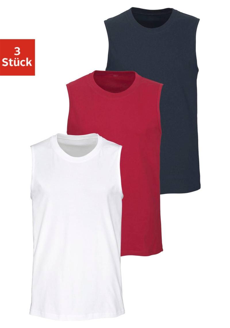 H.I.S Muscleshirt, (Packung, 3 tlg.), mit Rundhalsausschnitt von H.I.S