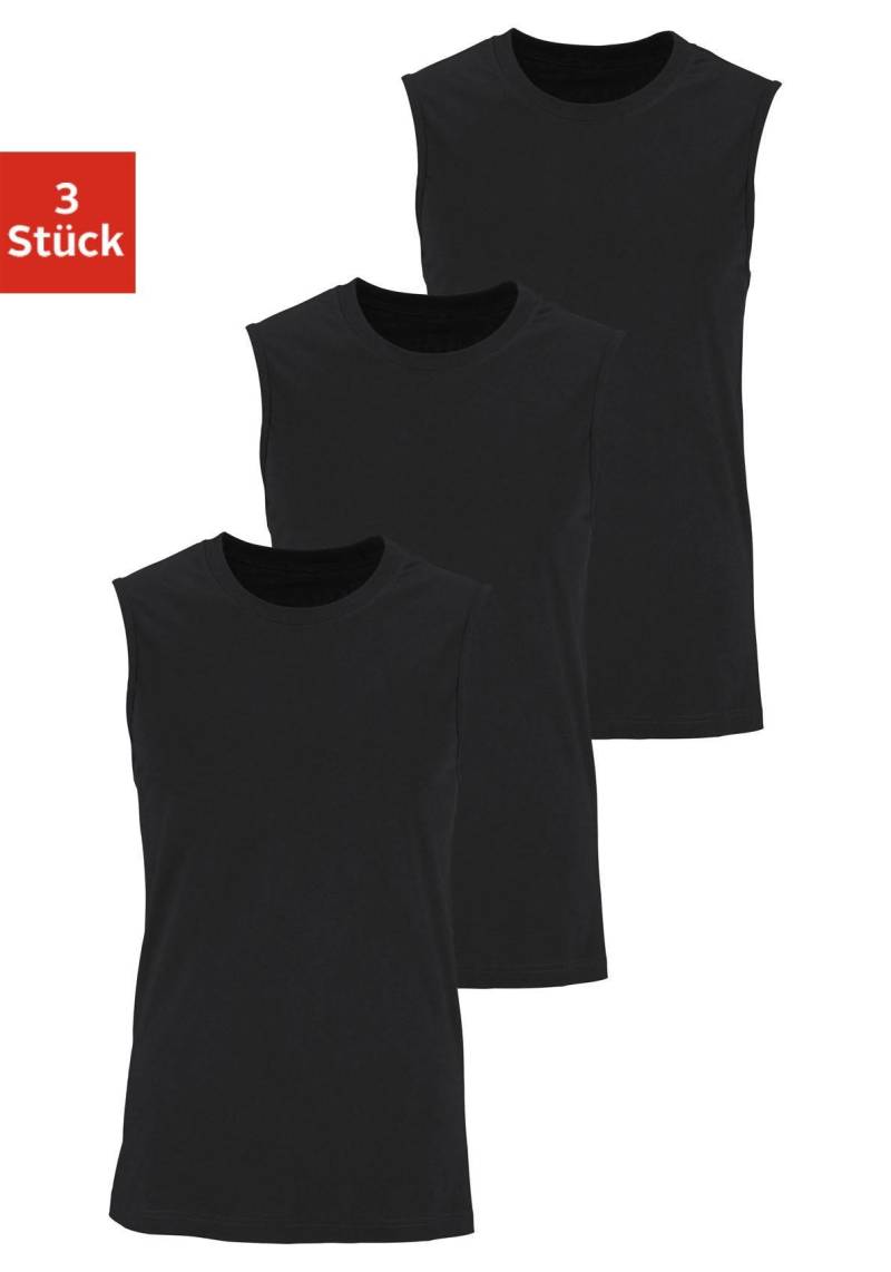 H.I.S Muscleshirt, (Packung, 3 tlg.), mit Rundhalsausschnitt von H.I.S