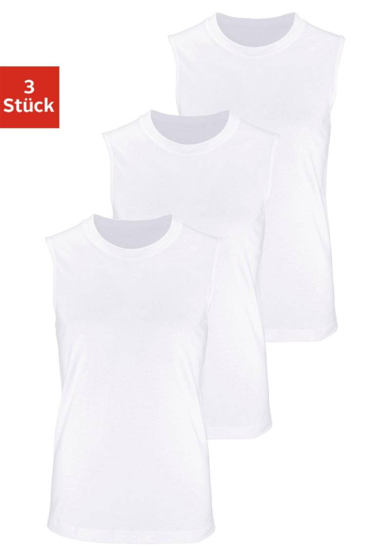 H.I.S Muscleshirt, (Packung, 3 tlg.), mit Rundhalsausschnitt von H.I.S