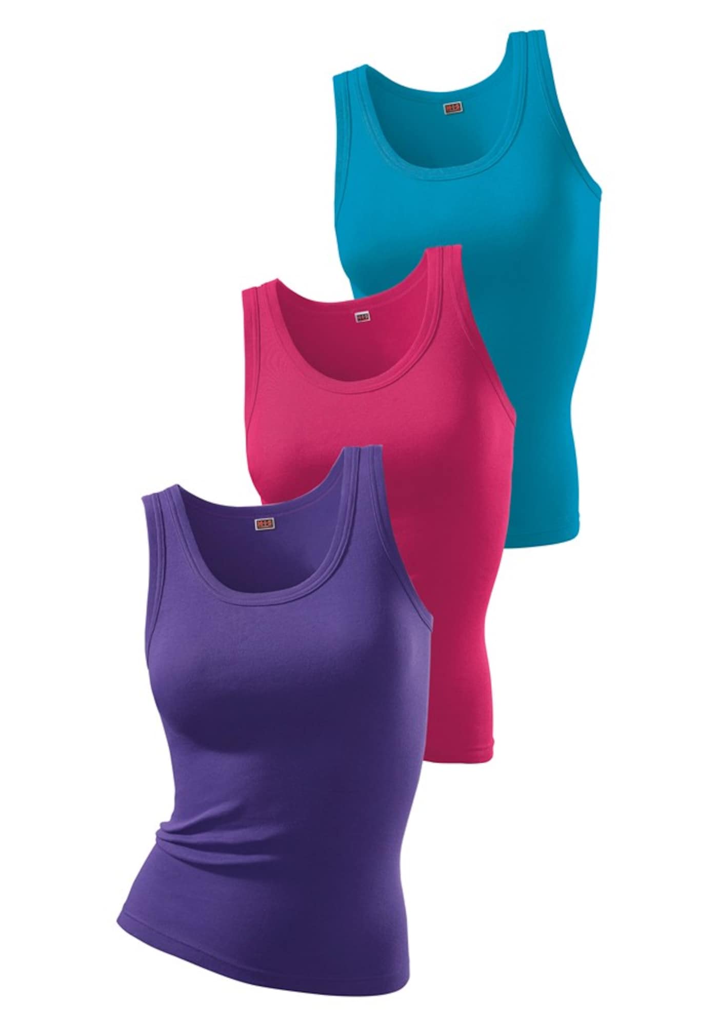Feinripp-Tanktops (3 Stck.) von H.I.S