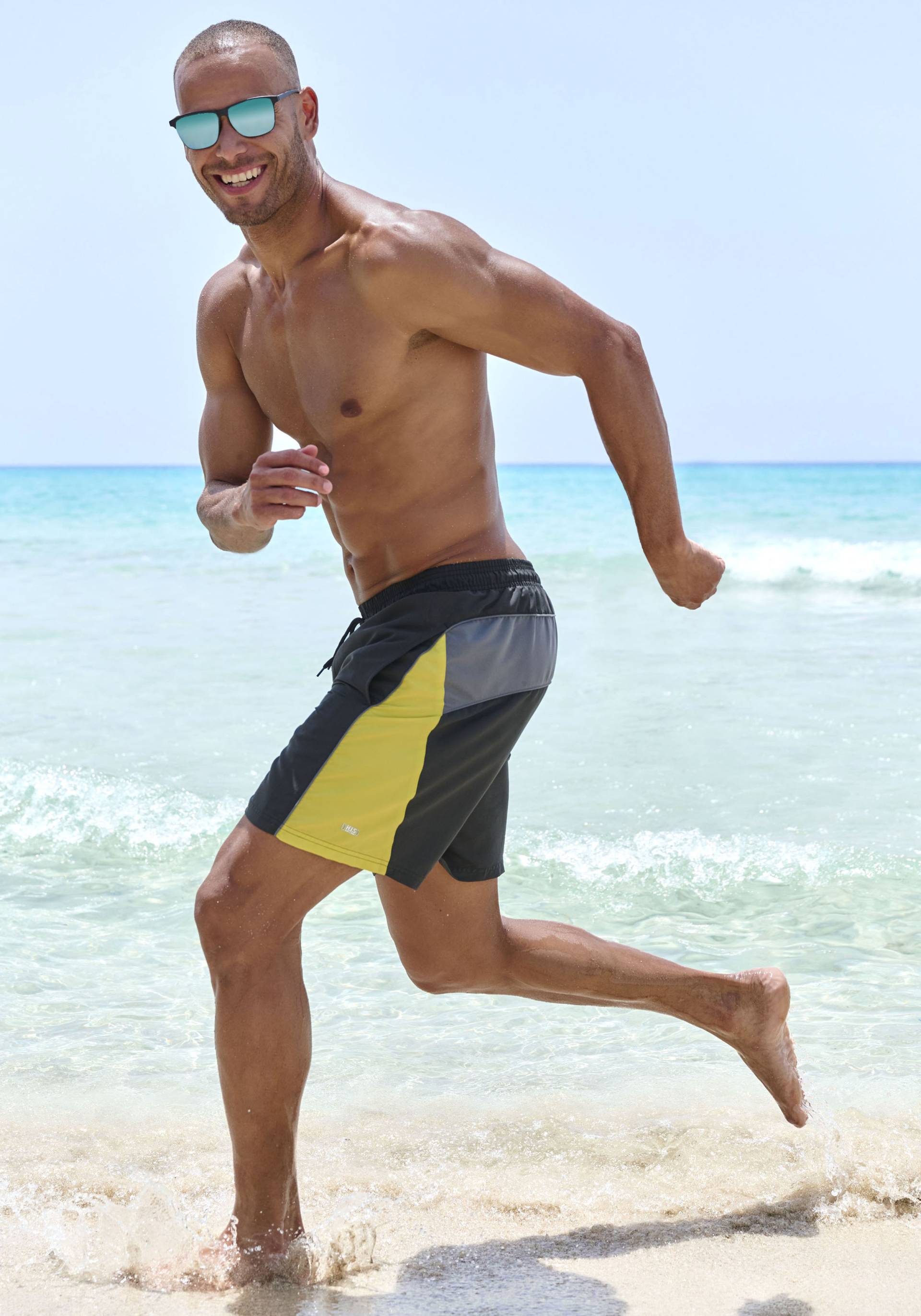 H.I.S Badeshorts, im Colorblocking-Design H.I.S Badeshorts, im Colorblocking-Design von H.I.S